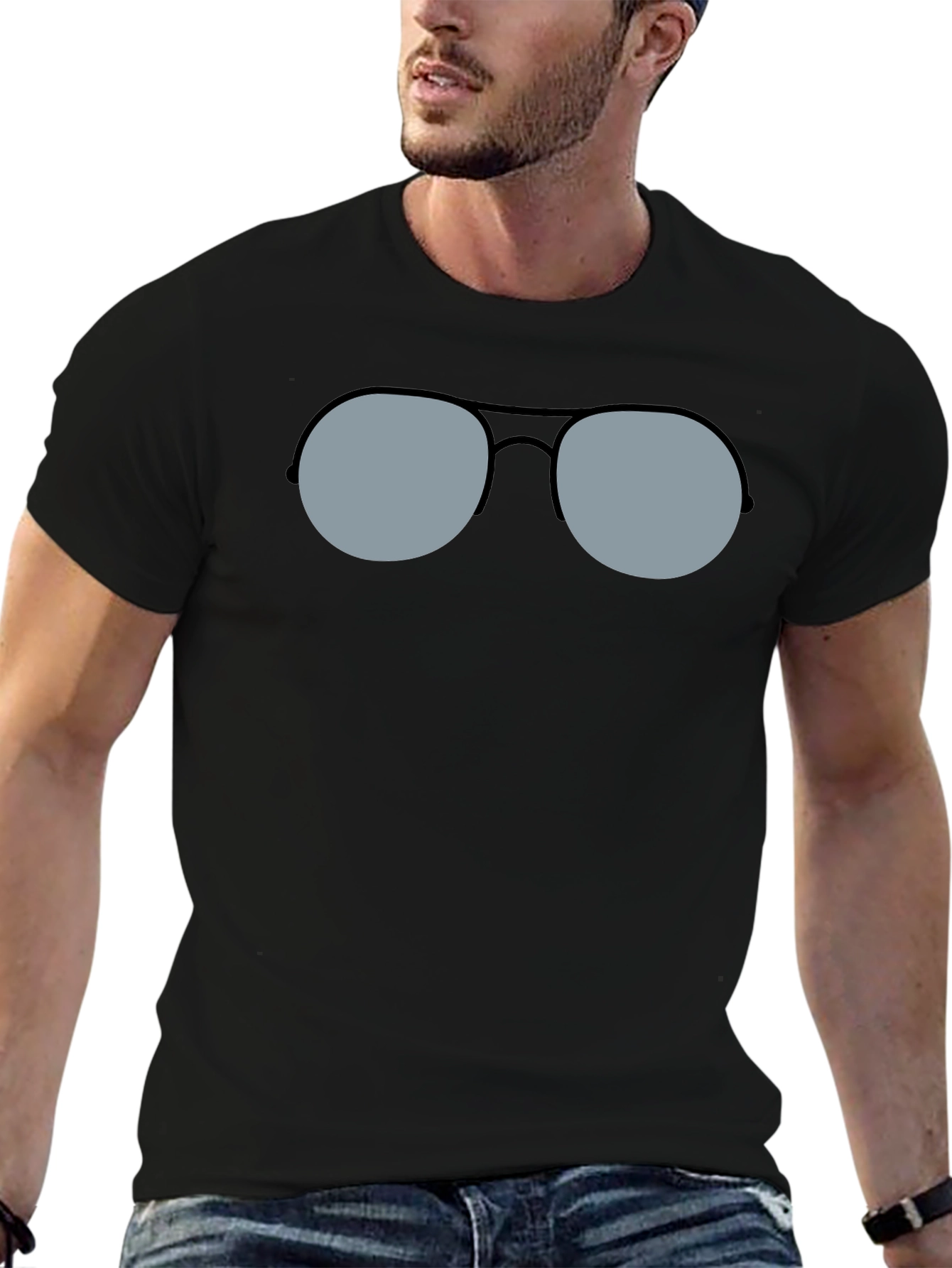 Cool Shades Graphic Tee - Classic Style