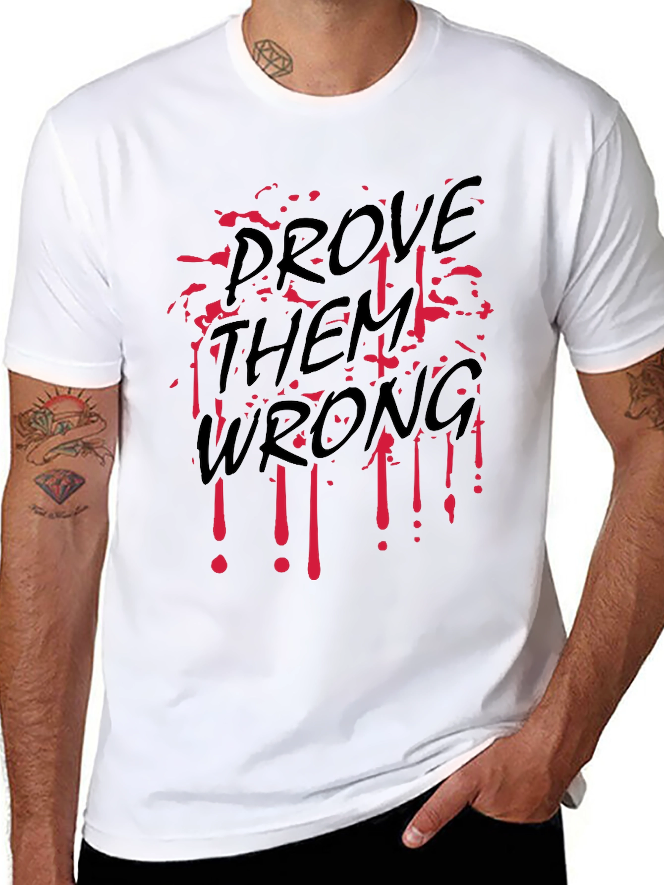 Prove Them Wrong Graphic T-Shirt - Bold Statement Tee
