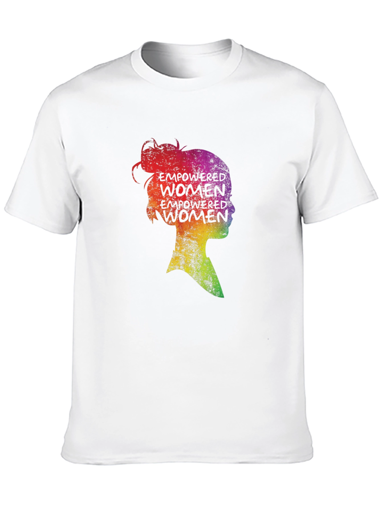 Empowered Women Silhouette Graphic Tee - Black
