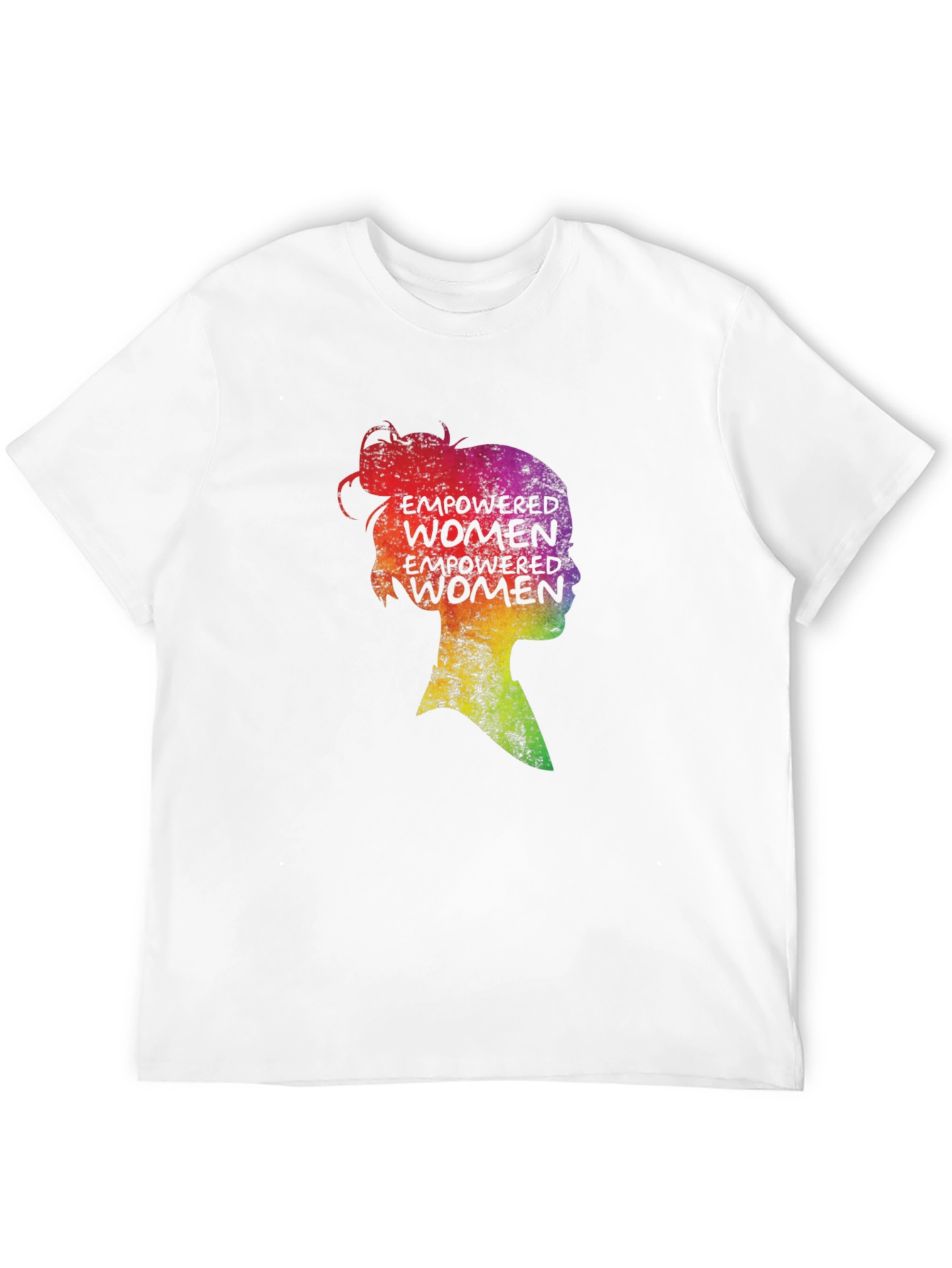 Empowered Women Silhouette Graphic Tee - Black