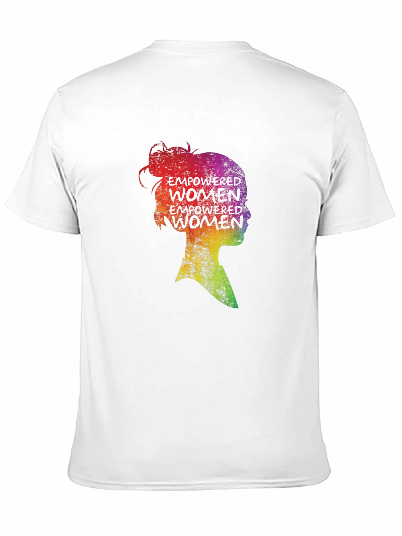 Empowered Women Silhouette Graphic Tee - Black