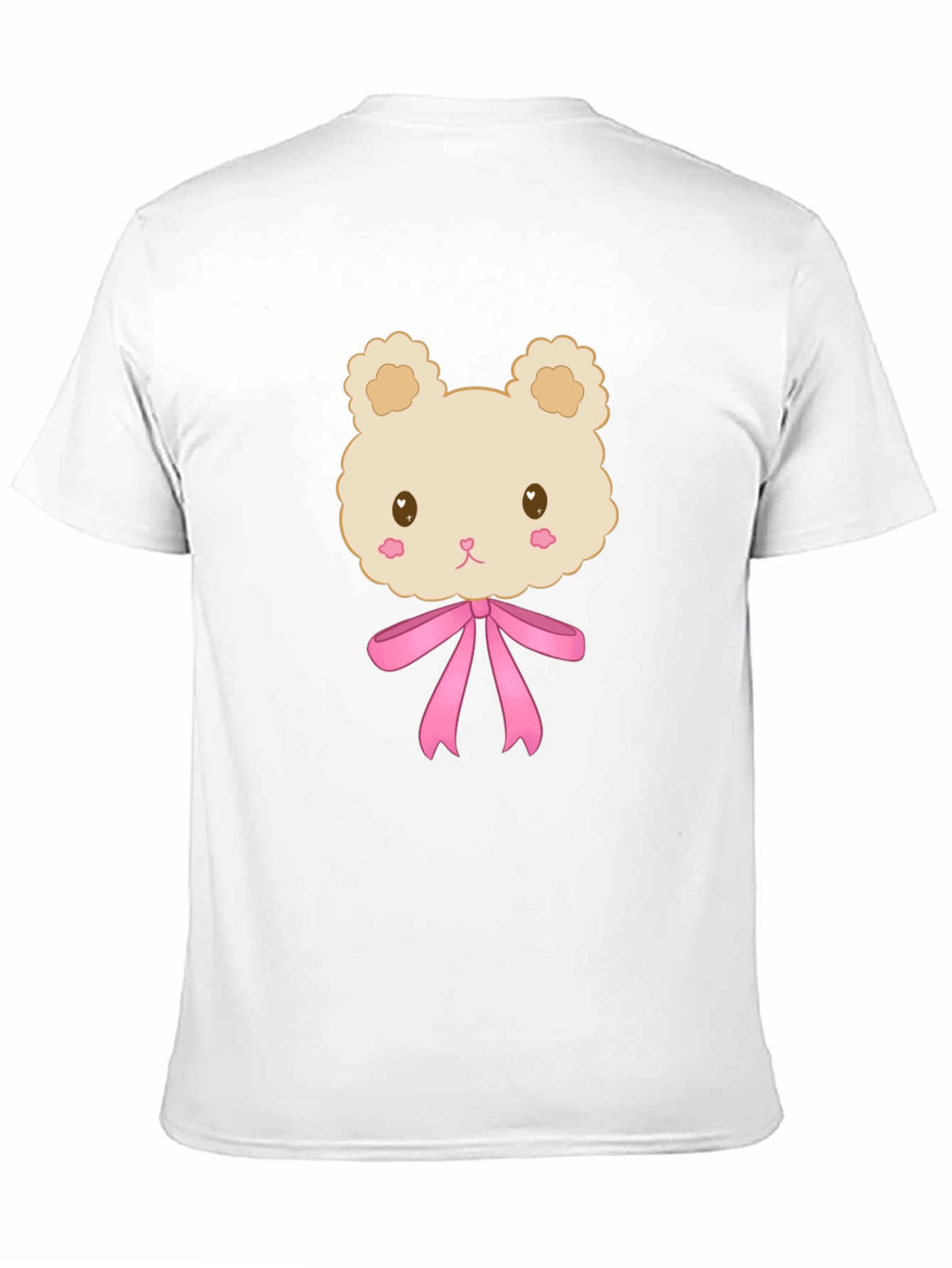 Cute Cartoon Teddy Bear T-Shirt - Black