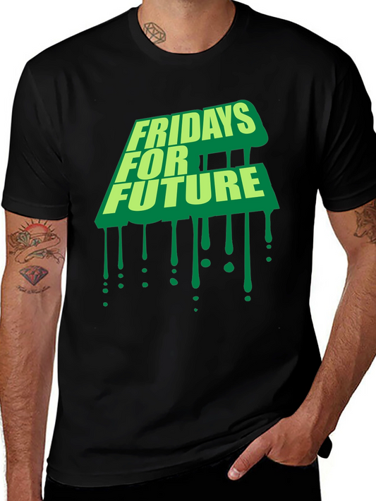 Fridays For Future Graphic Tee - Eco-Friendly Activism