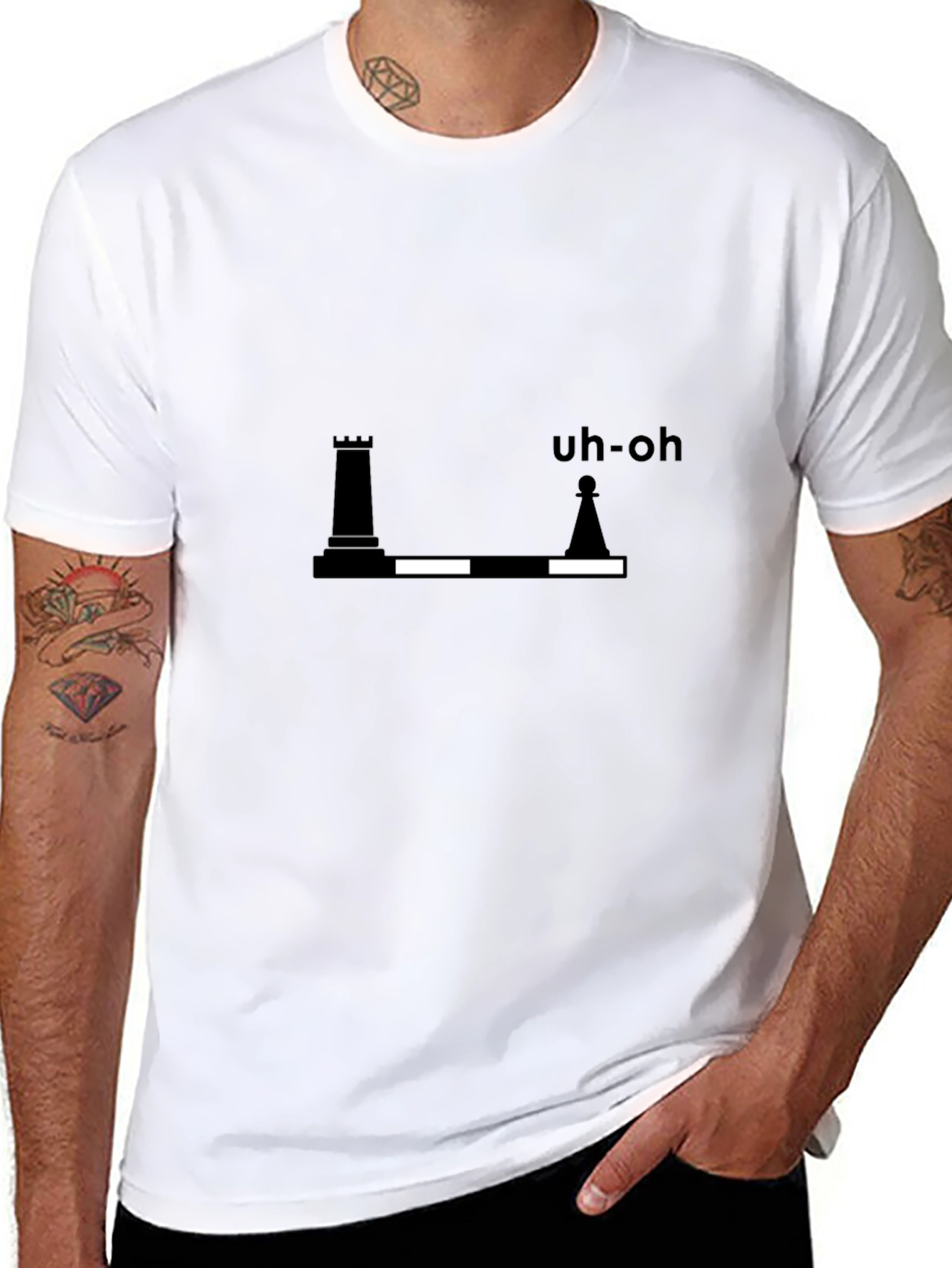 Uh Oh Chess T-Shirt