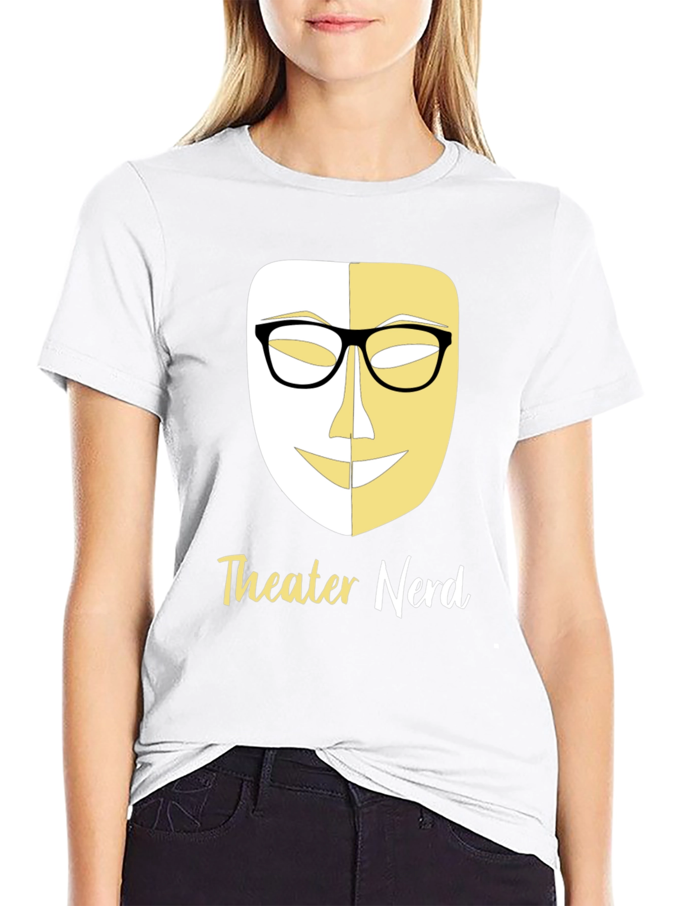 Theater Nerd T-Shirt - Comedy & Tragedy Mask Design
