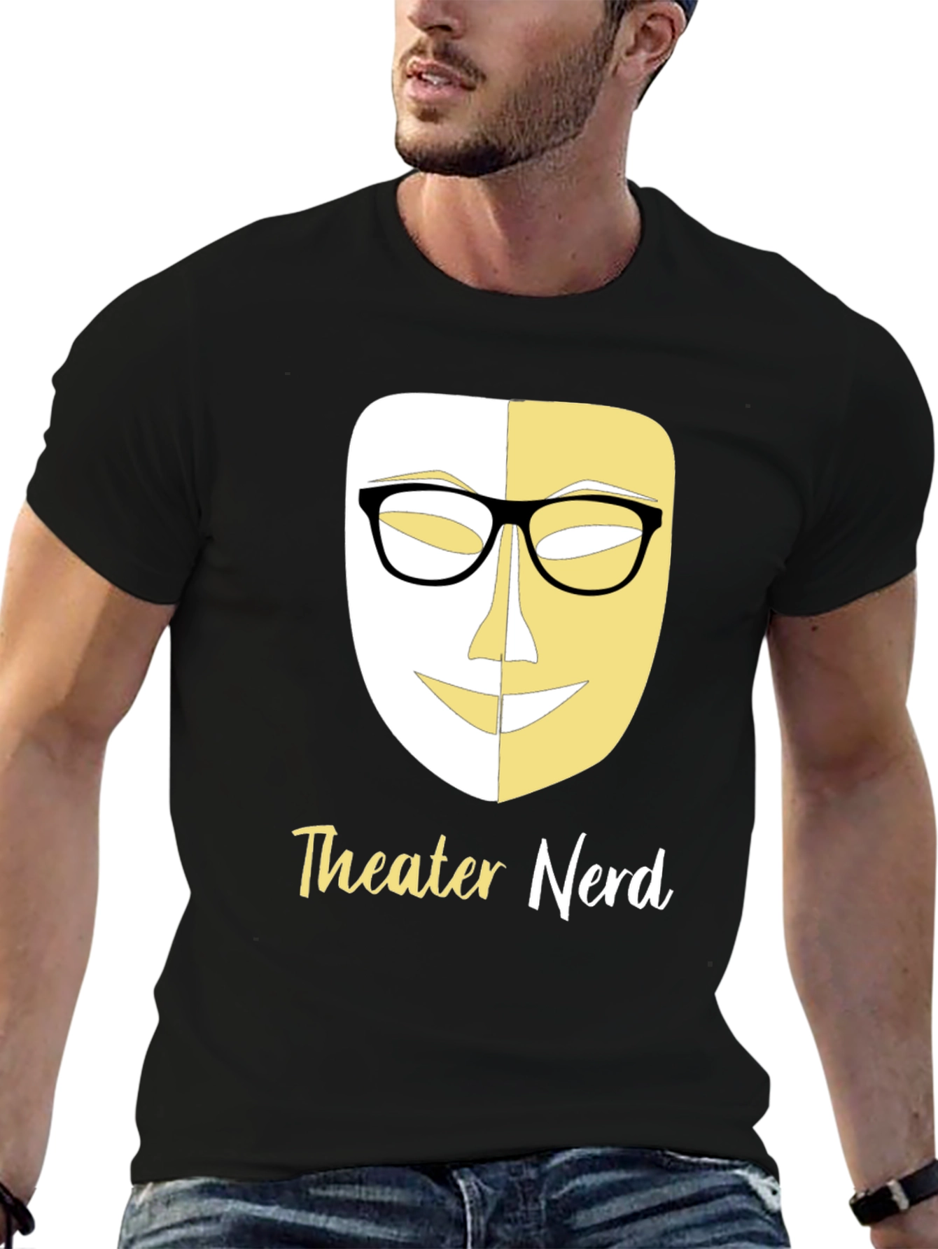 Theater Nerd T-Shirt - Comedy & Tragedy Mask Design