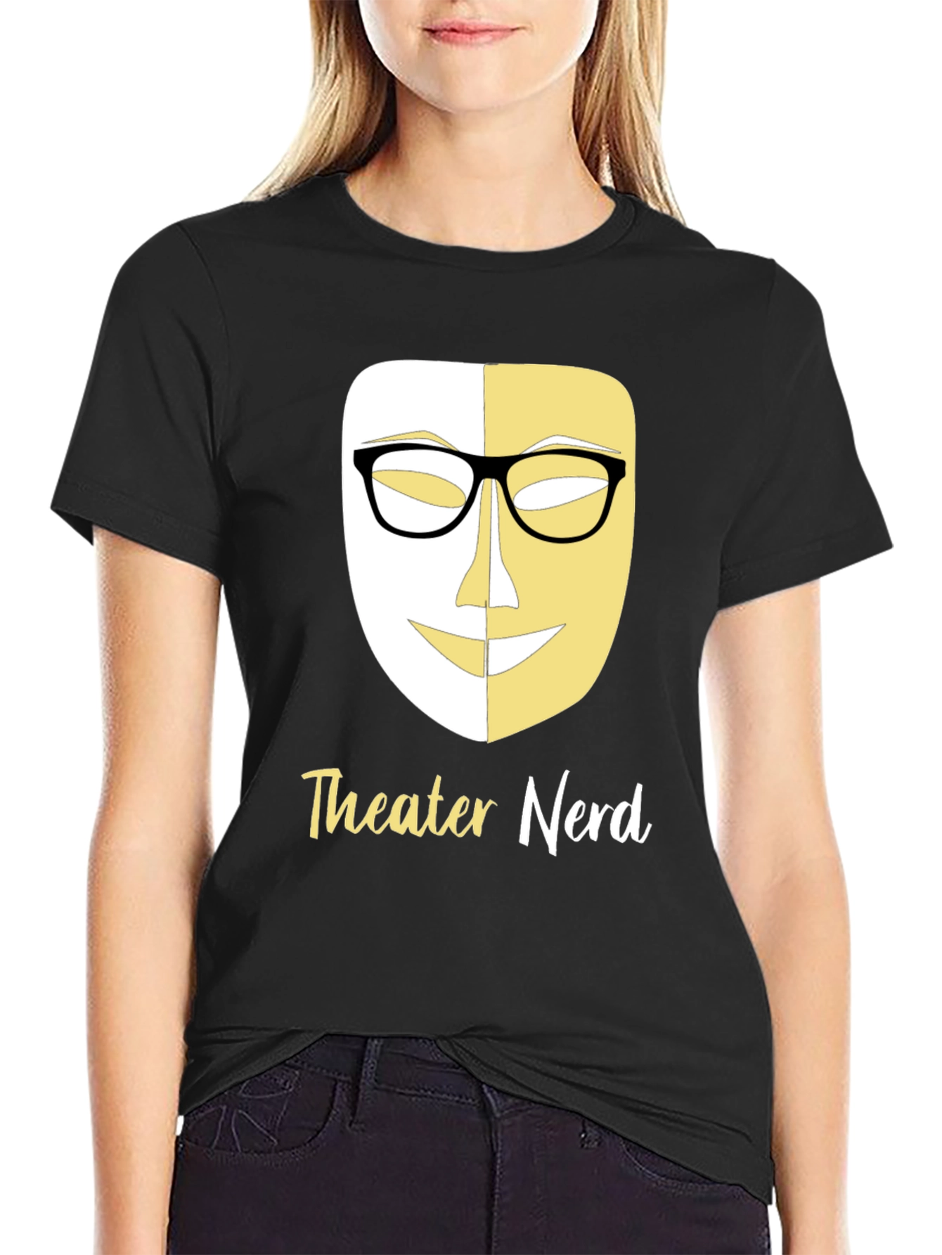 Theater Nerd T-Shirt - Comedy & Tragedy Mask Design