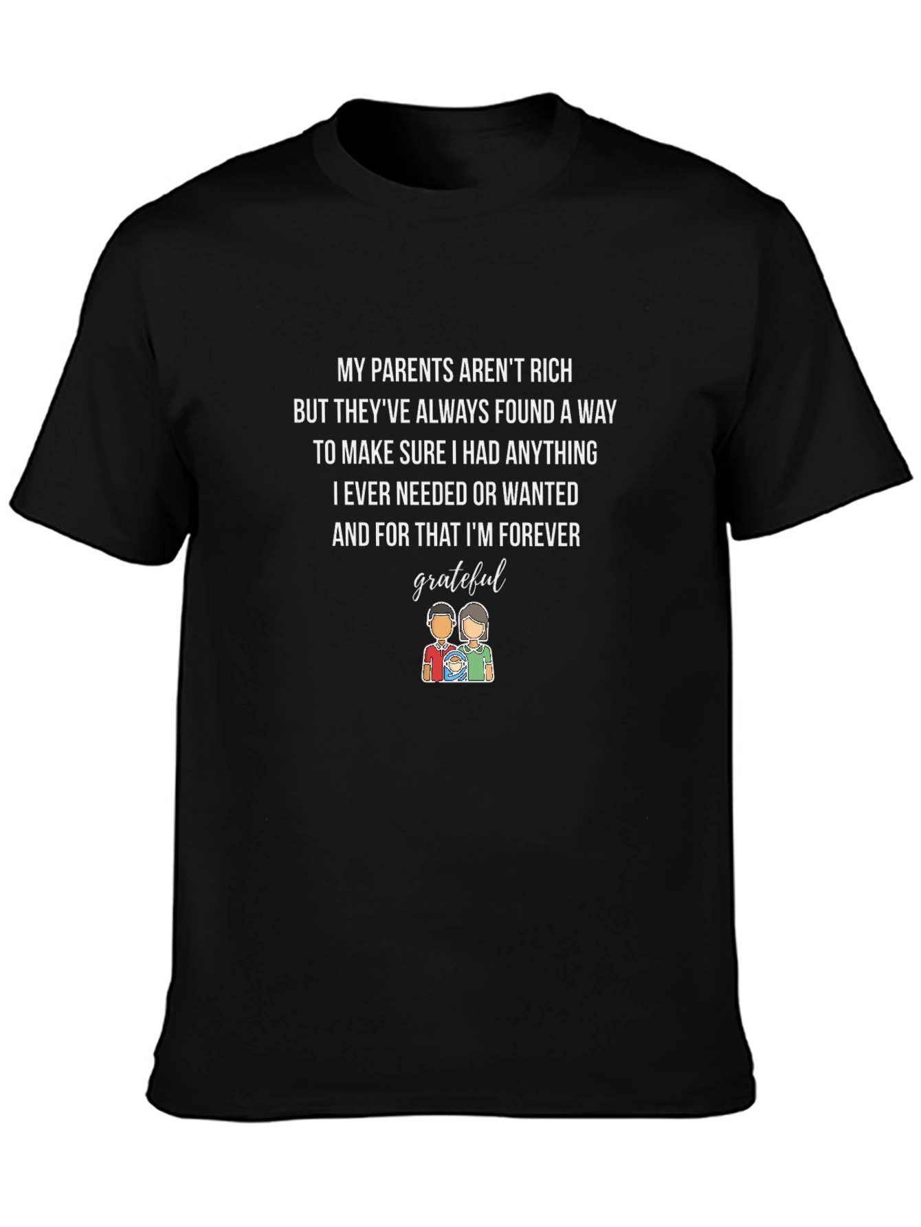 Grateful Parents Graphic T-Shirt - Unisex