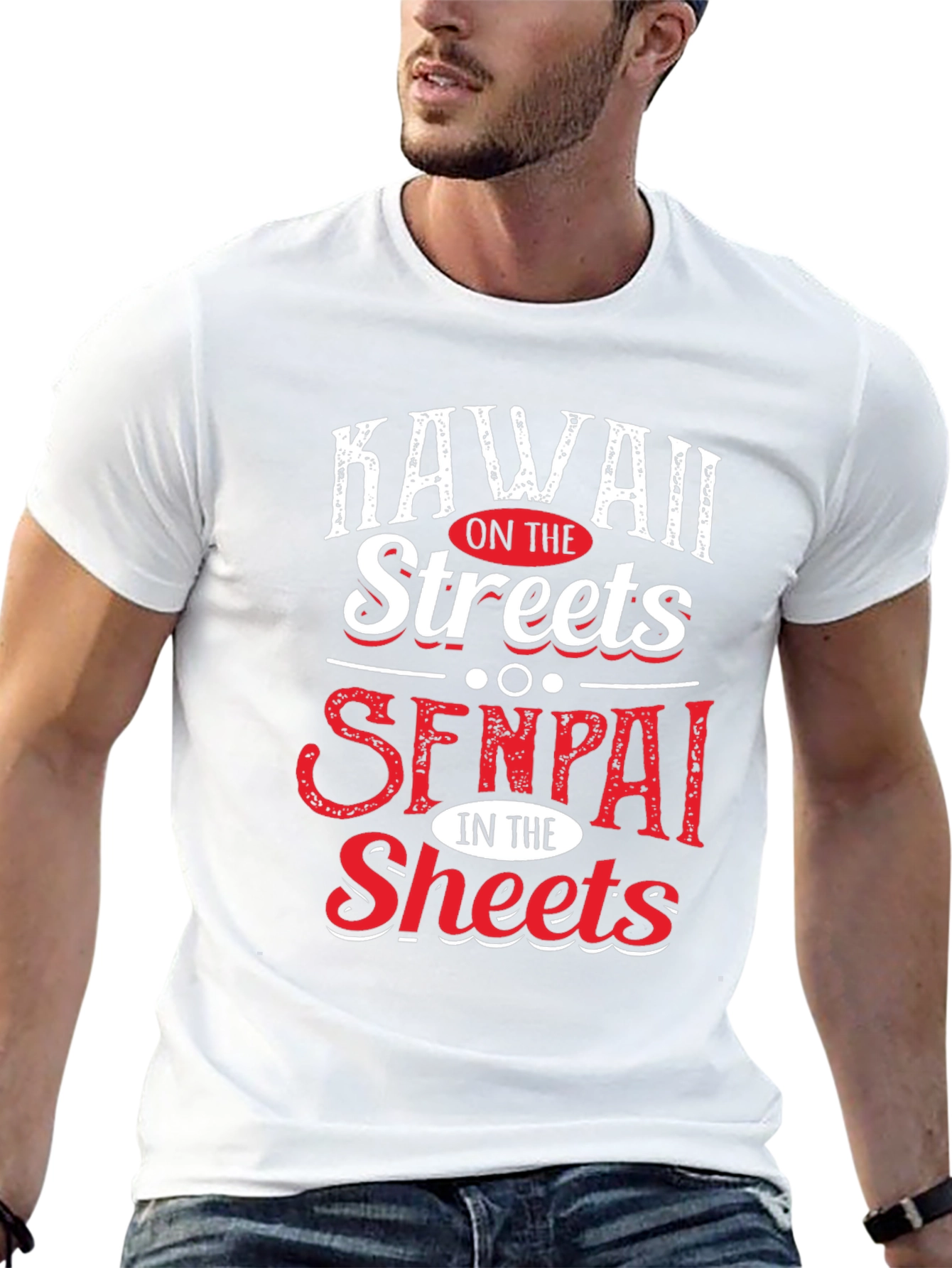 Kawaii on the Streets Senpai in the Sheets T-Shirt