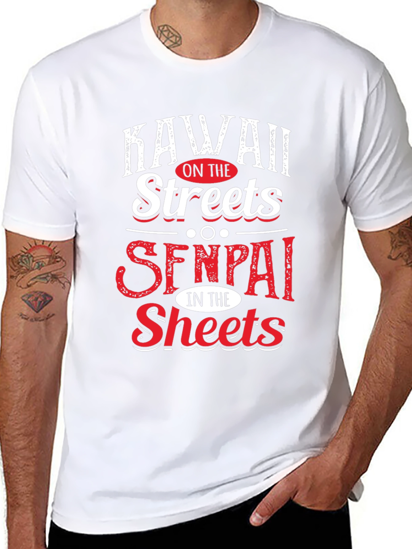 Kawaii on the Streets Senpai in the Sheets T-Shirt