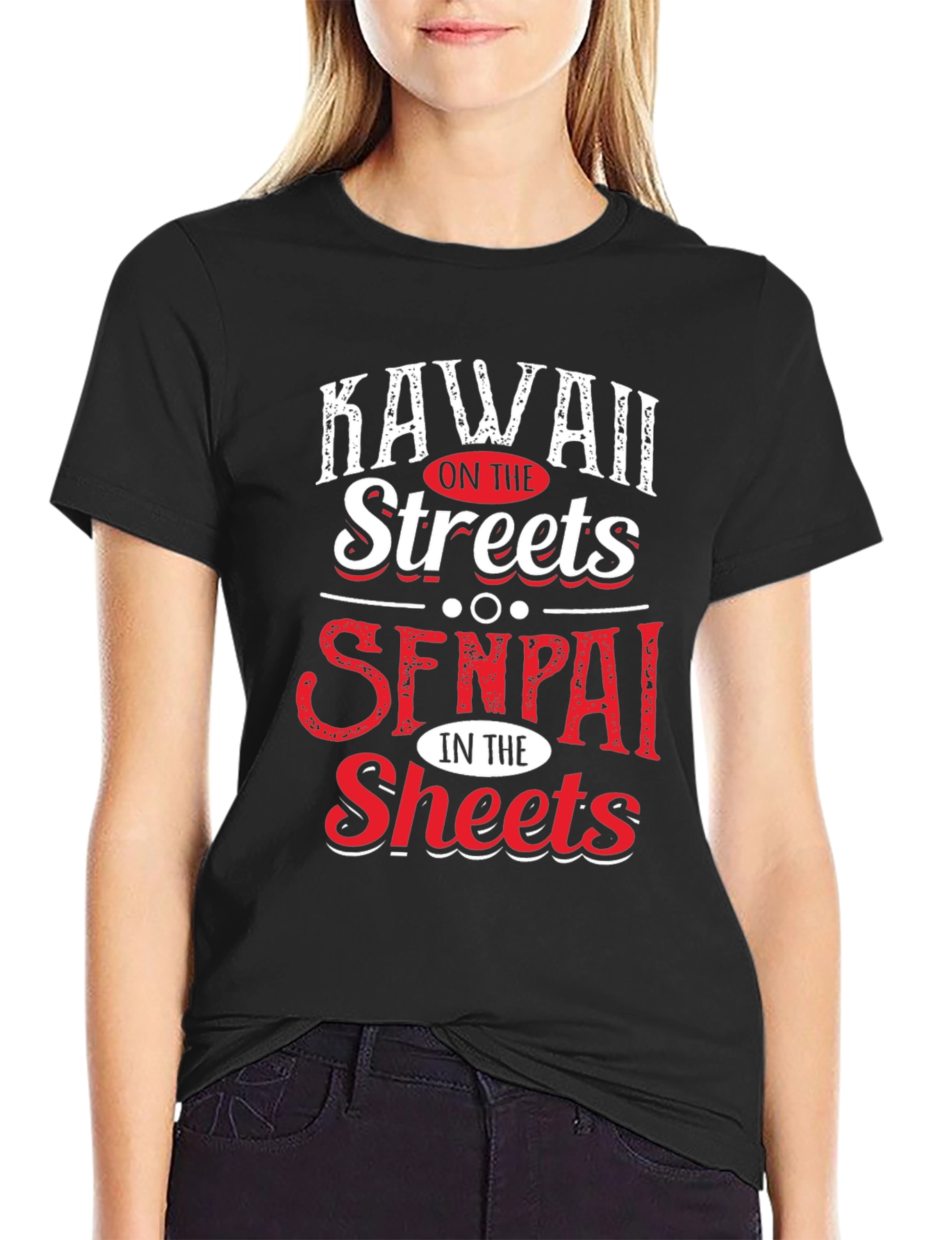 Kawaii on the Streets Senpai in the Sheets T-Shirt