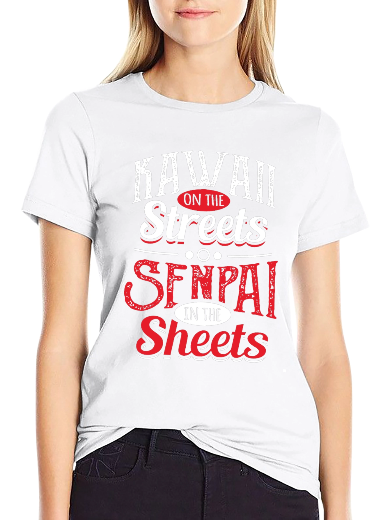 Kawaii on the Streets Senpai in the Sheets T-Shirt