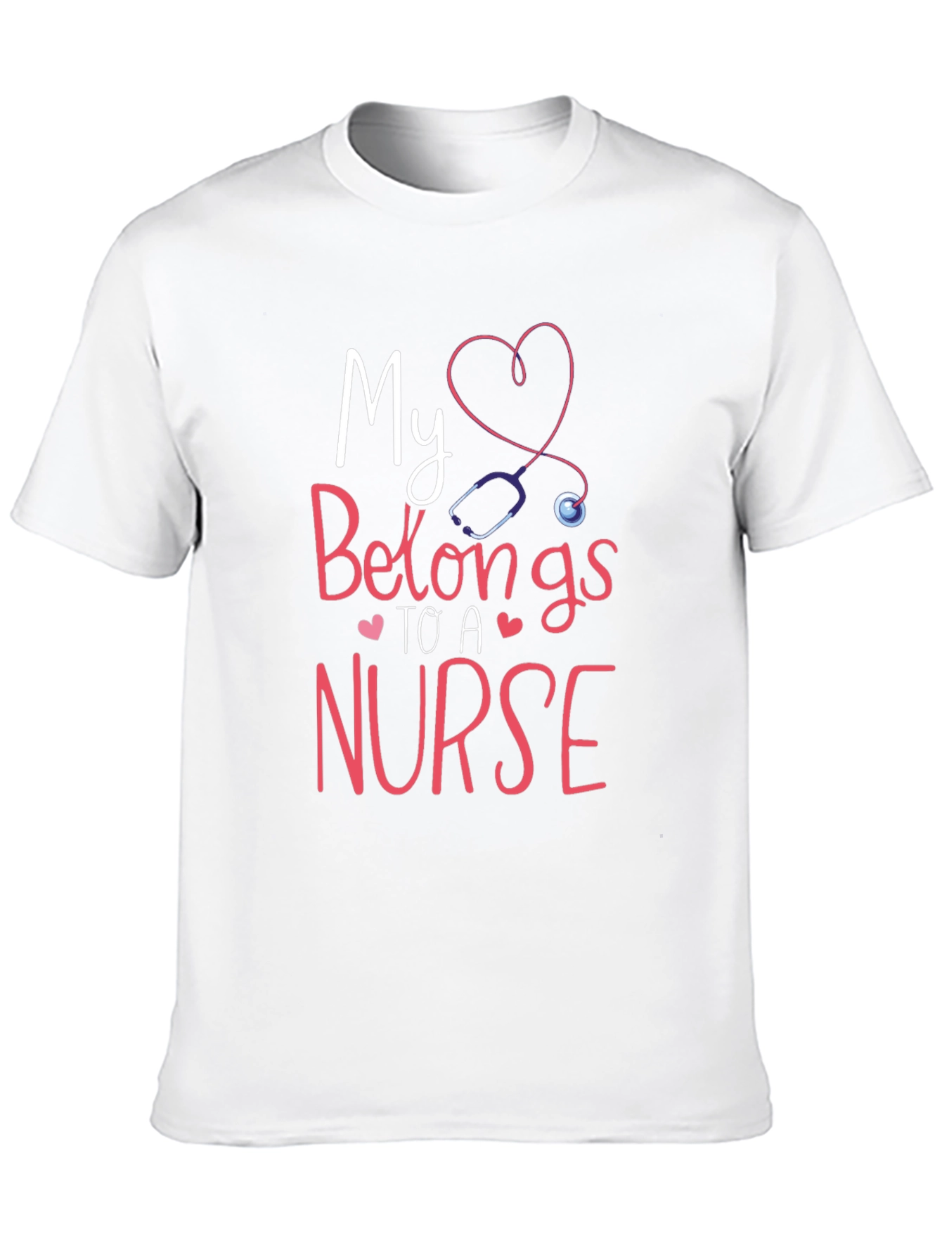 My Heart Belongs To A Nurse T-Shirt