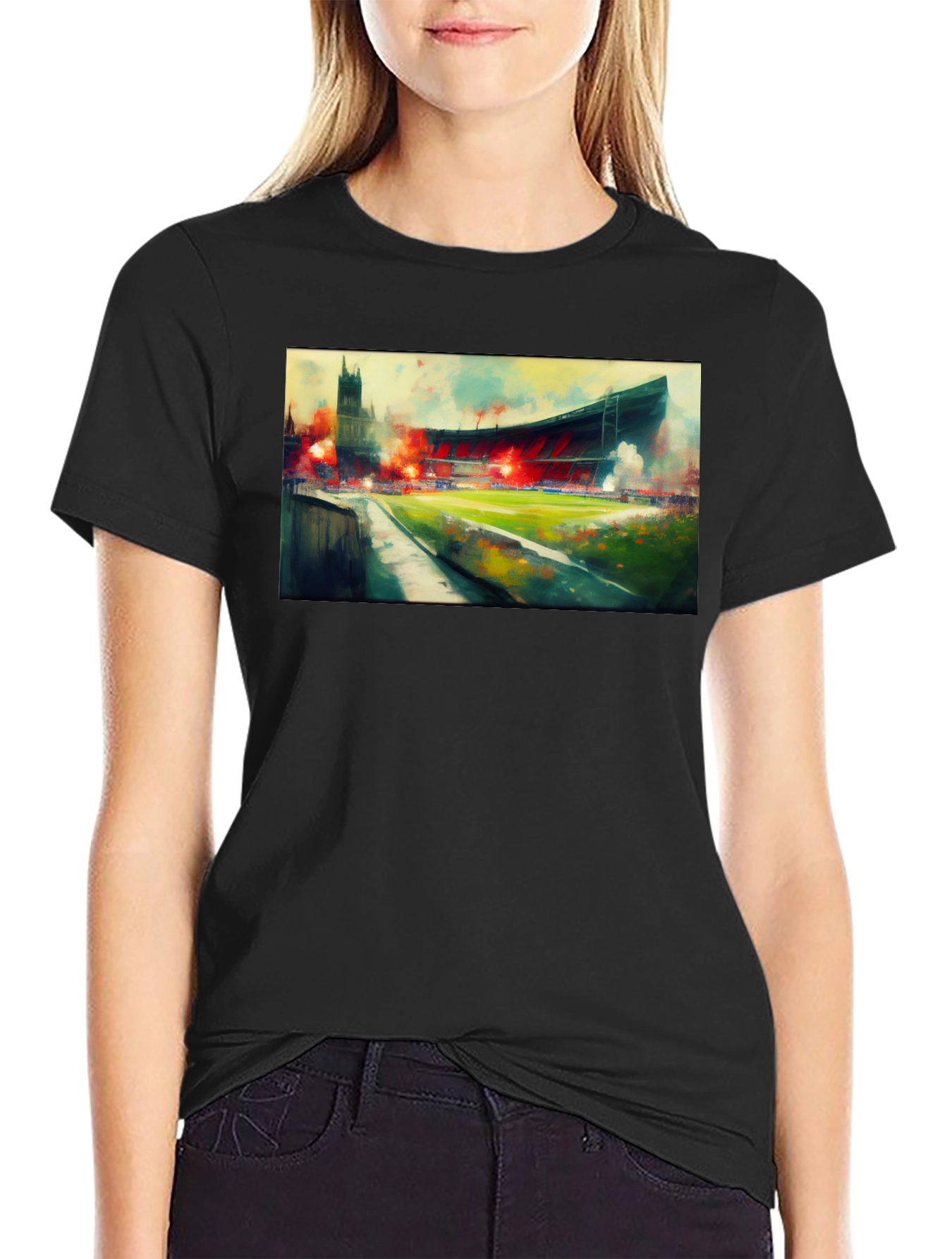 Stadium Flare T-Shirt - Unique Design