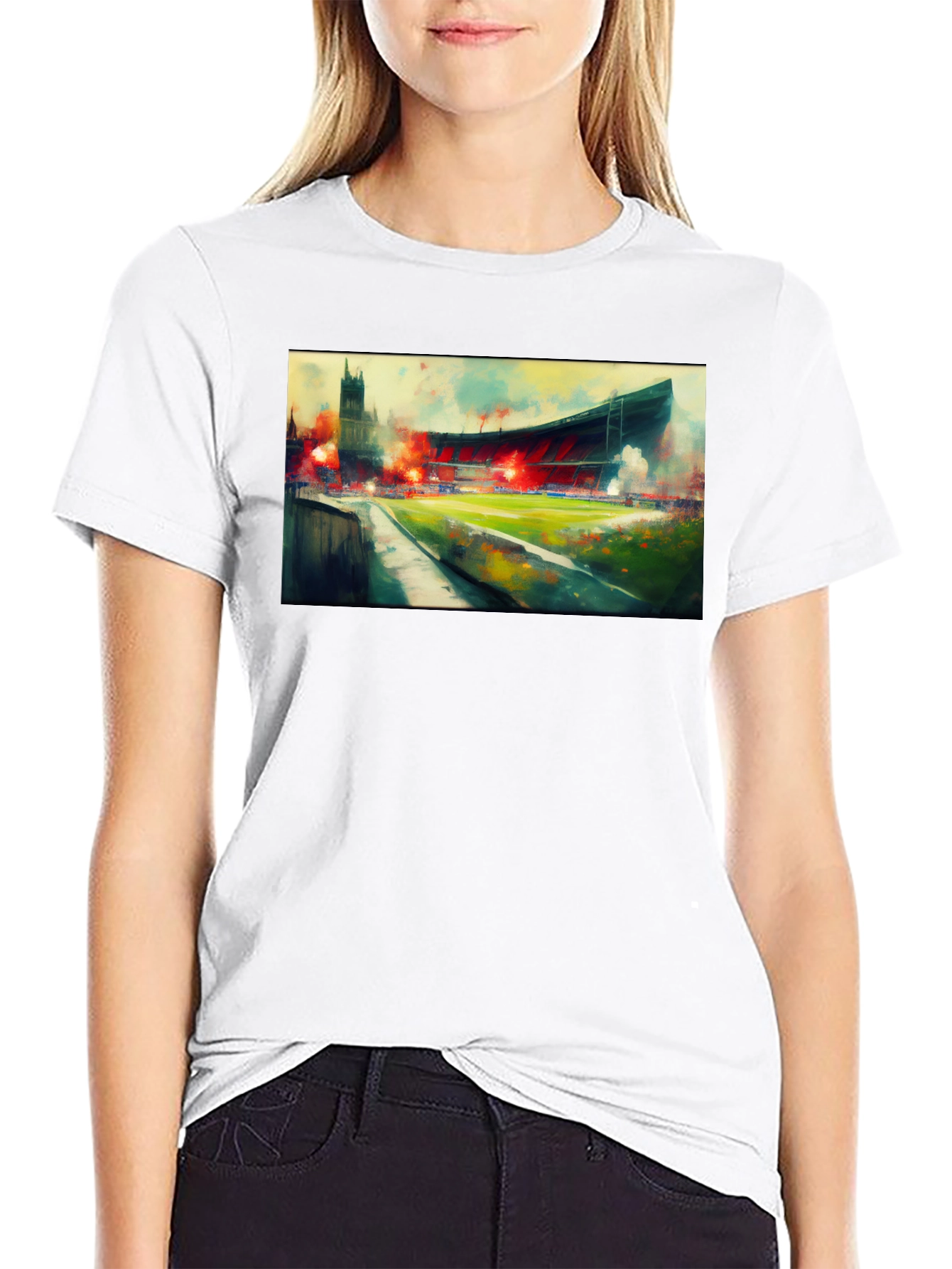 Stadium Flare T-Shirt - Unique Design