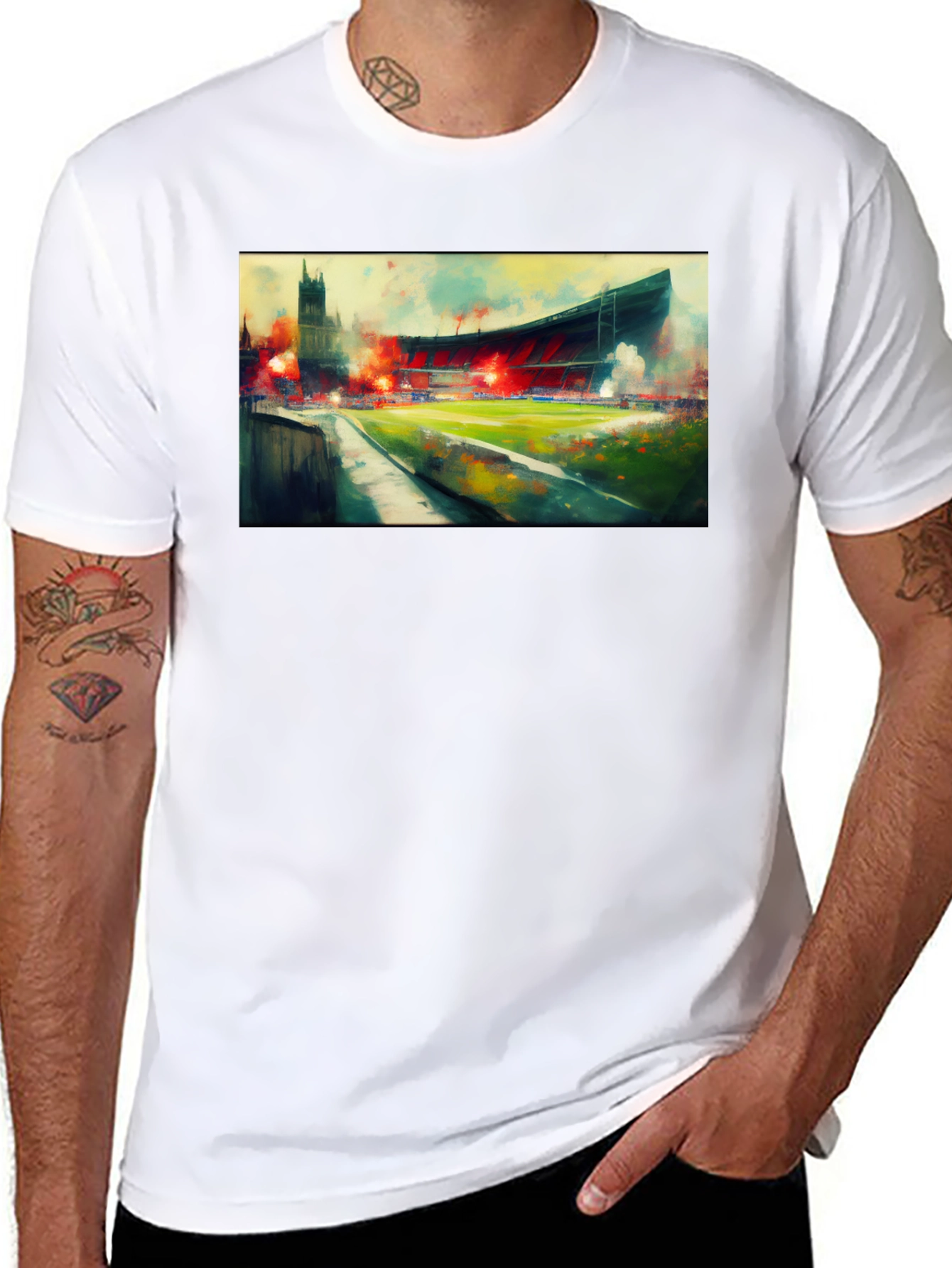 Stadium Flare T-Shirt - Unique Design