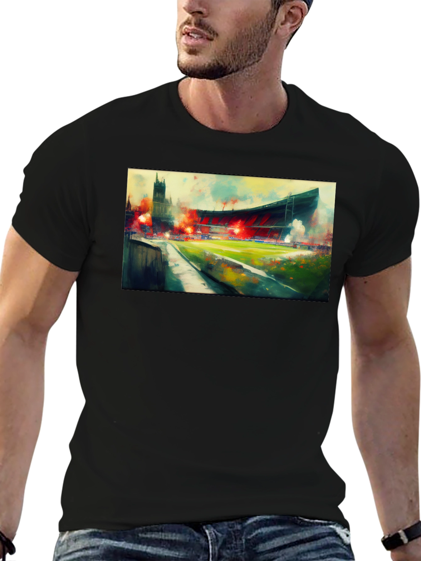Stadium Flare T-Shirt - Unique Design
