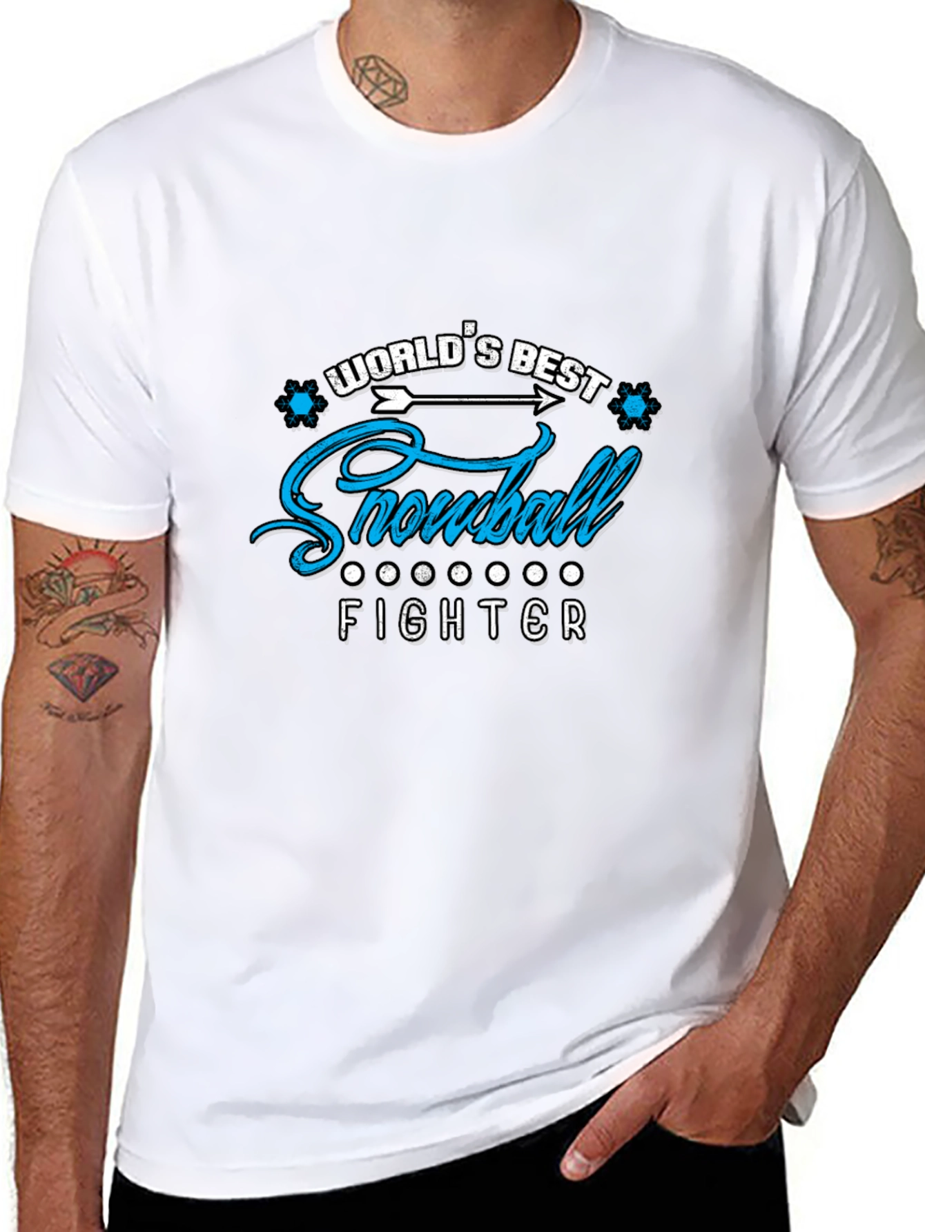 Worlds Best Snowball Fighter Graphic Tee