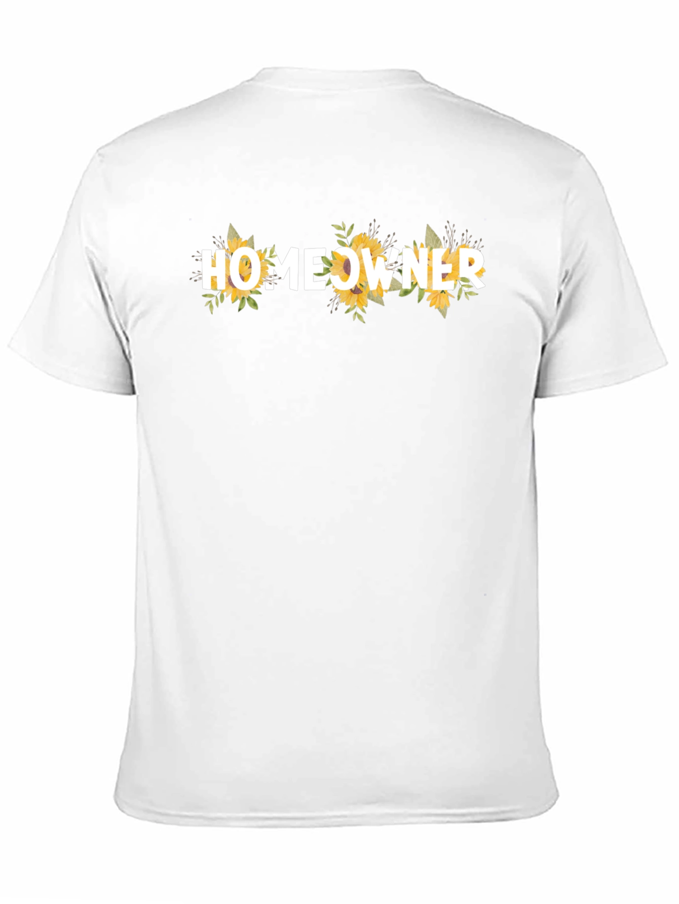 Homeowner Sunflower Graphic Tee - Black