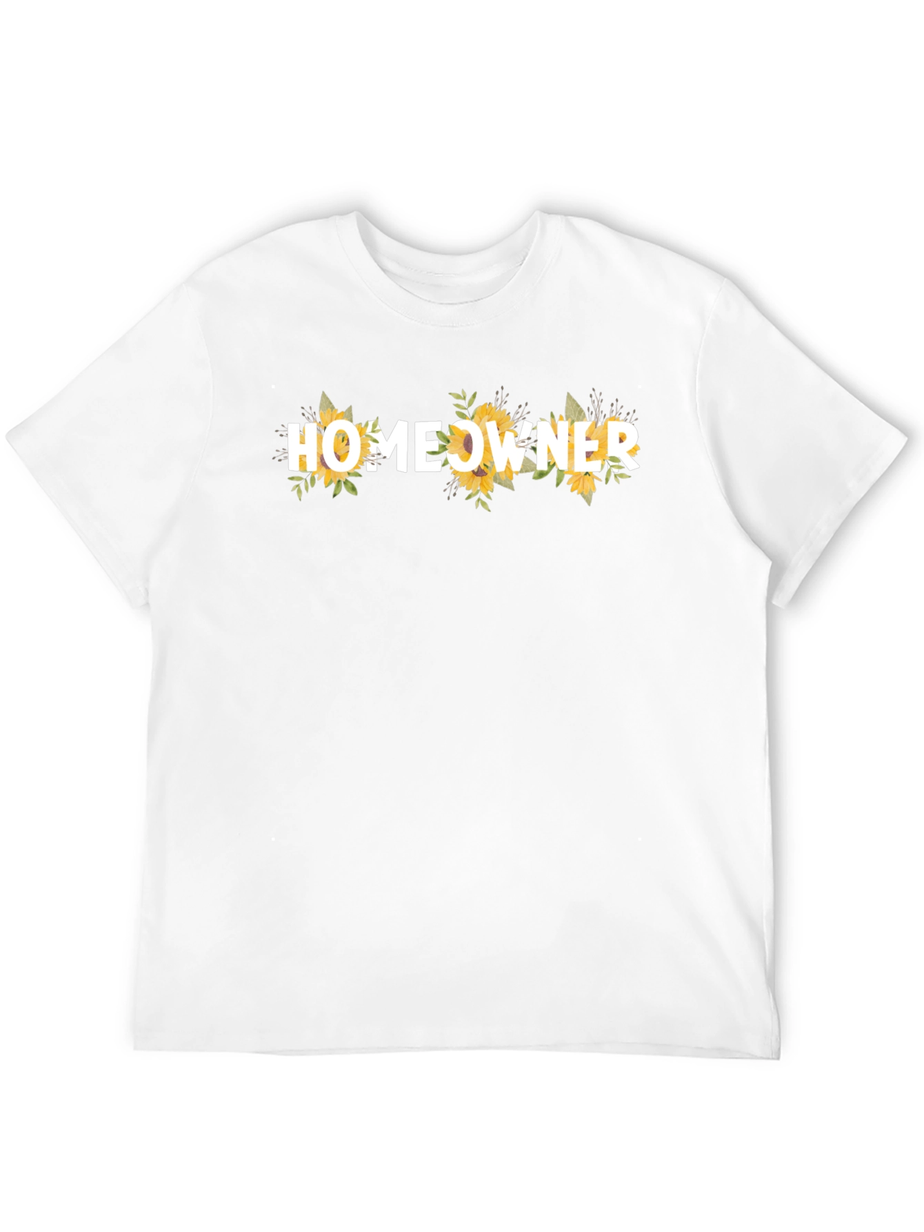 Homeowner Sunflower Graphic Tee - Black