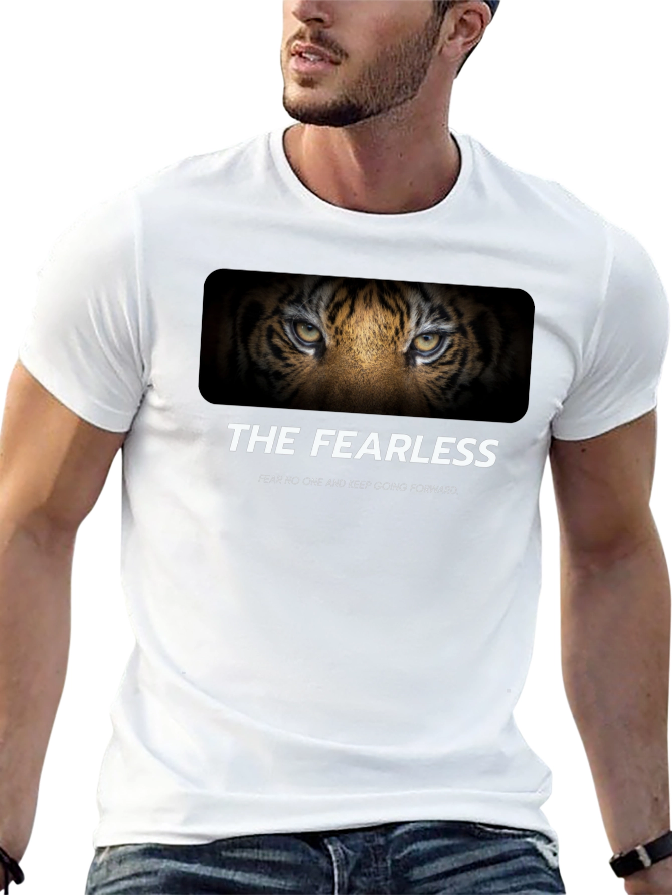 The Fearless Tiger Graphic Tee - Black