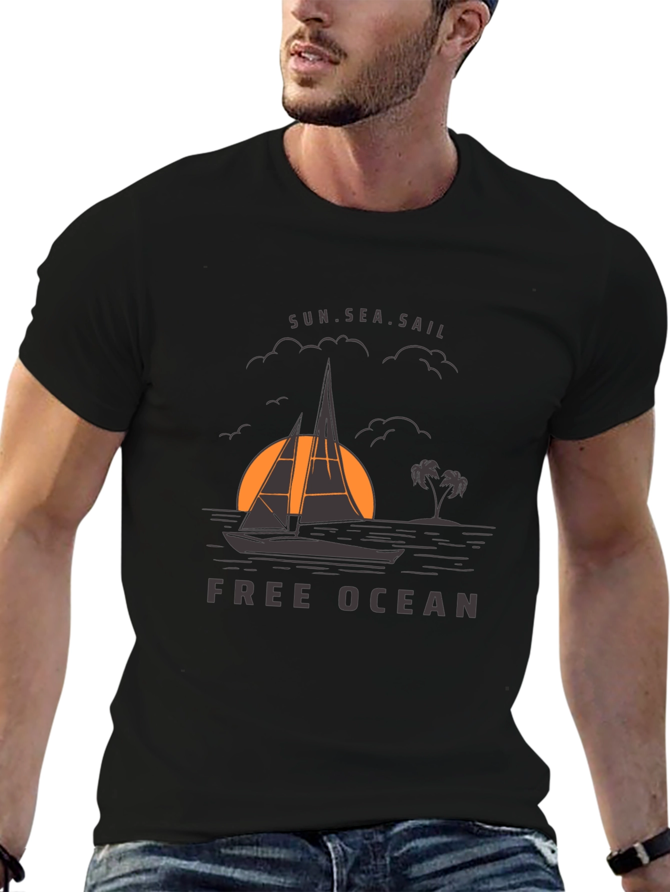 Sun Sea Sail Graphic Tee