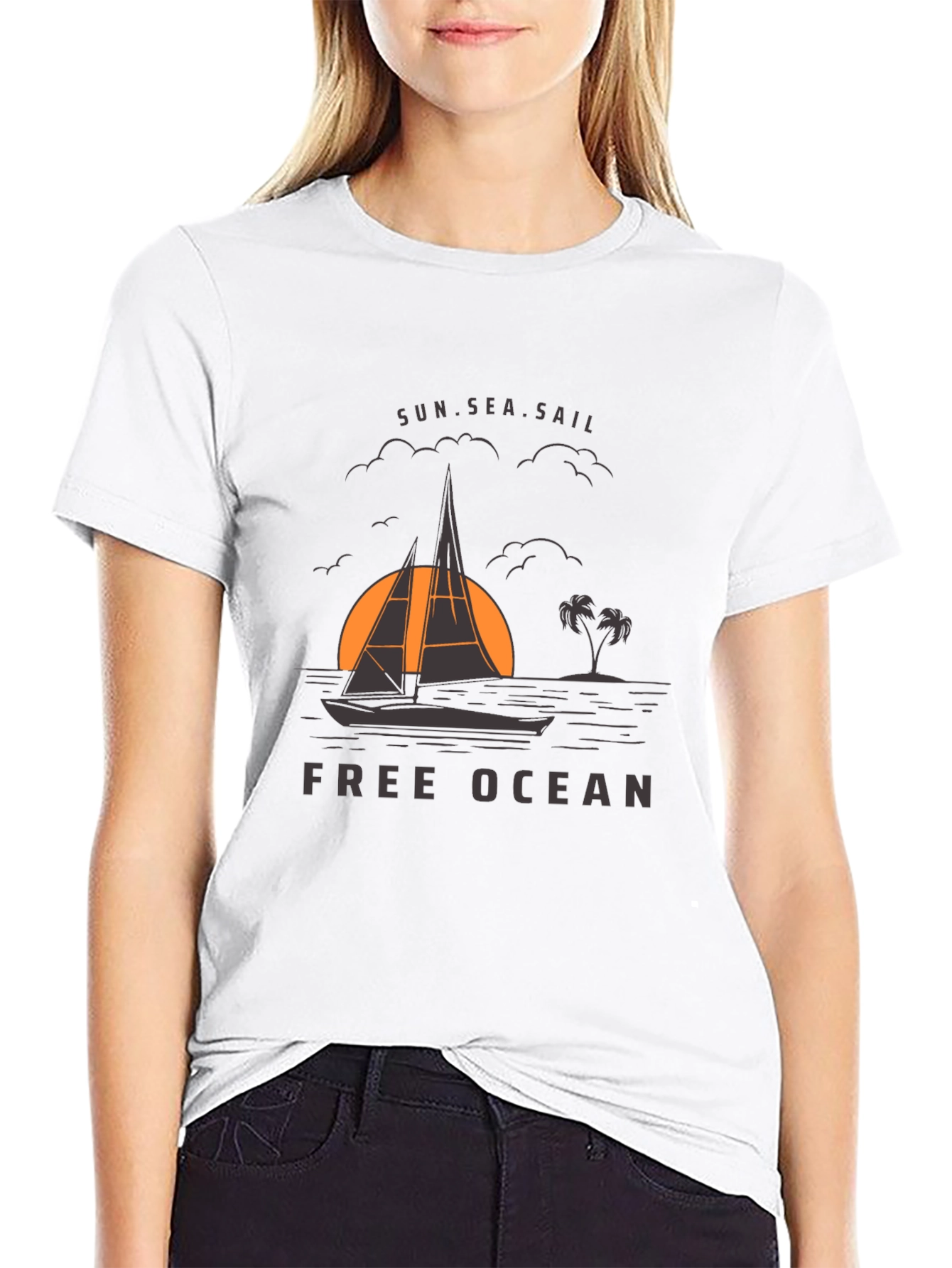 Sun Sea Sail Graphic Tee