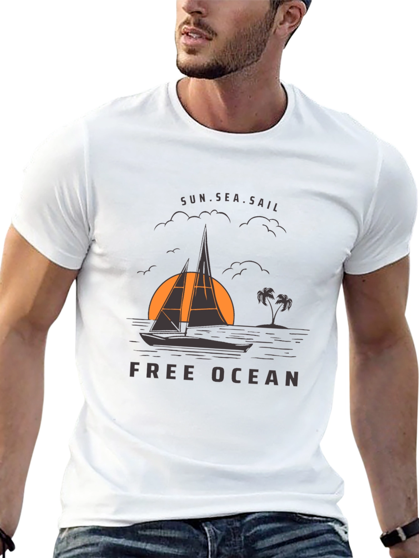 Sun Sea Sail Graphic Tee