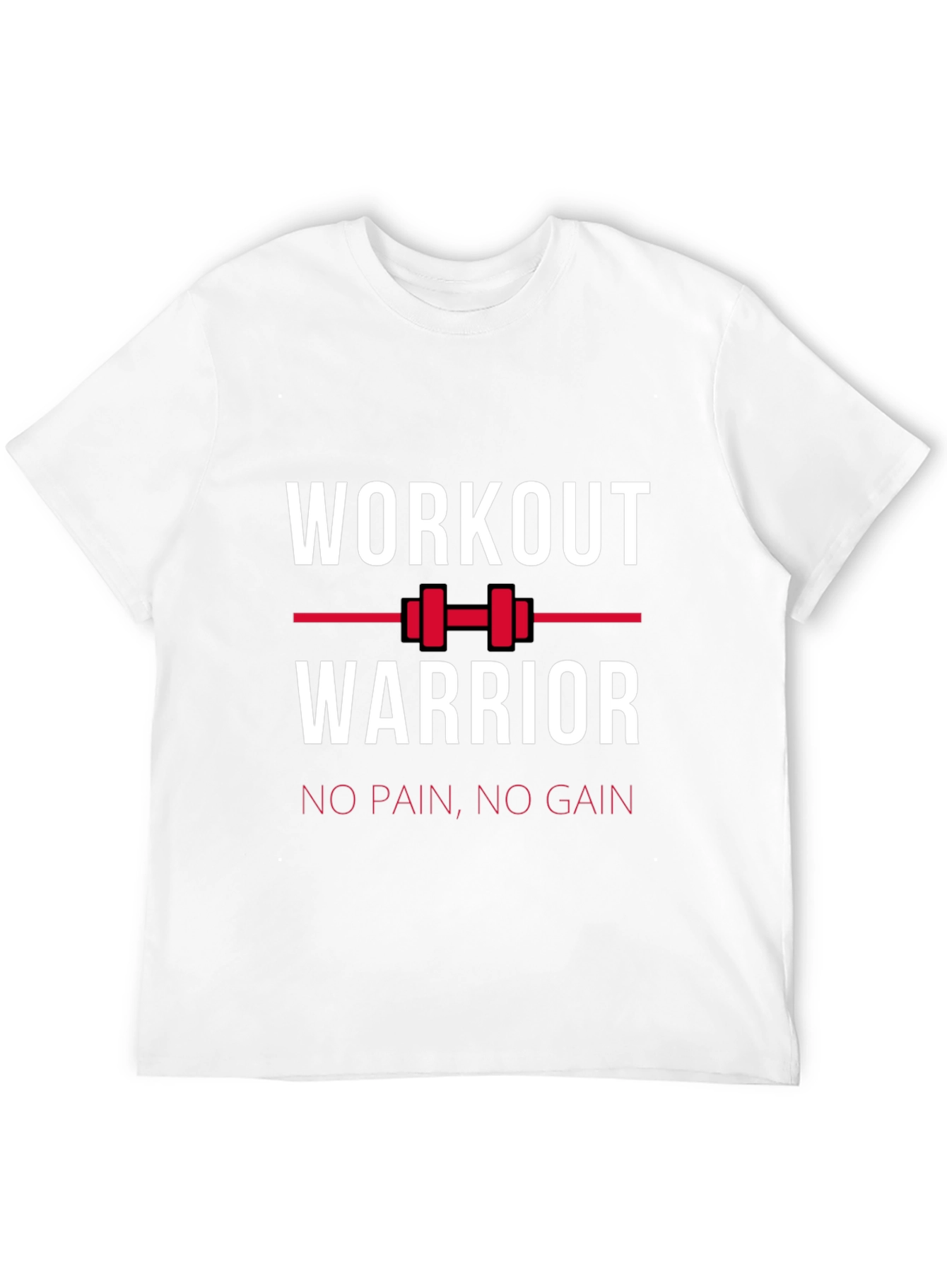 Workout Warrior Graphic Tee - Black