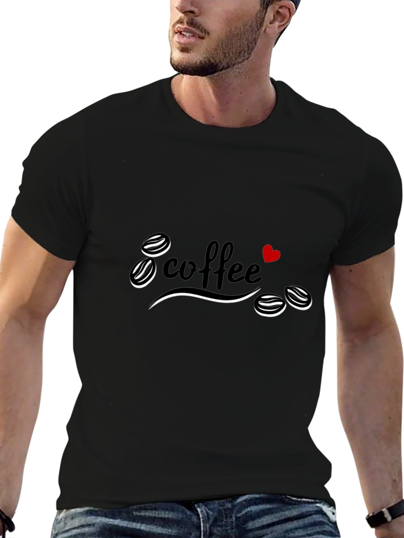 Coffee Lover Graphic Tee - Stylish Black T-Shirt