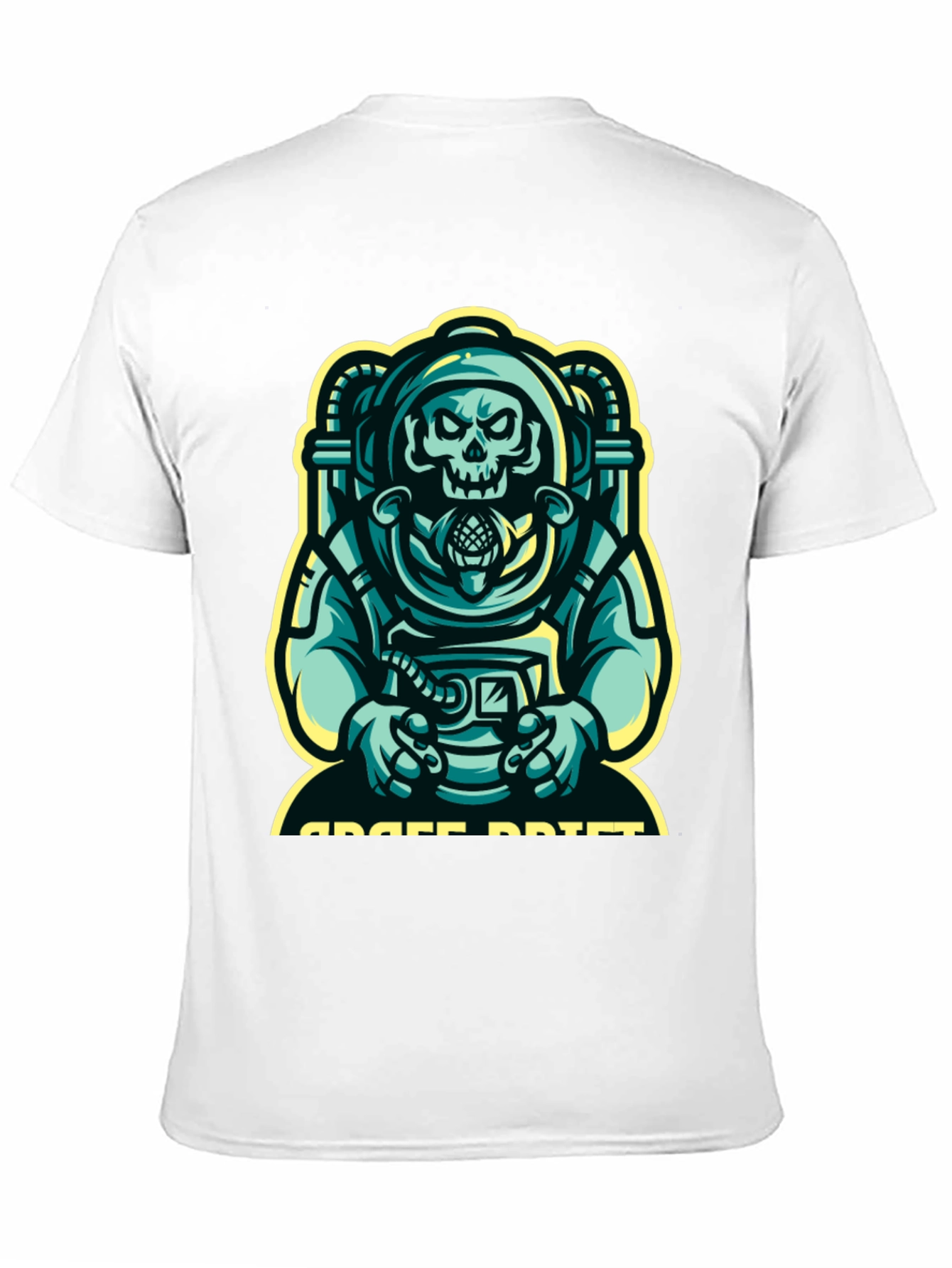 Space Drift Graphic T-Shirt - Black