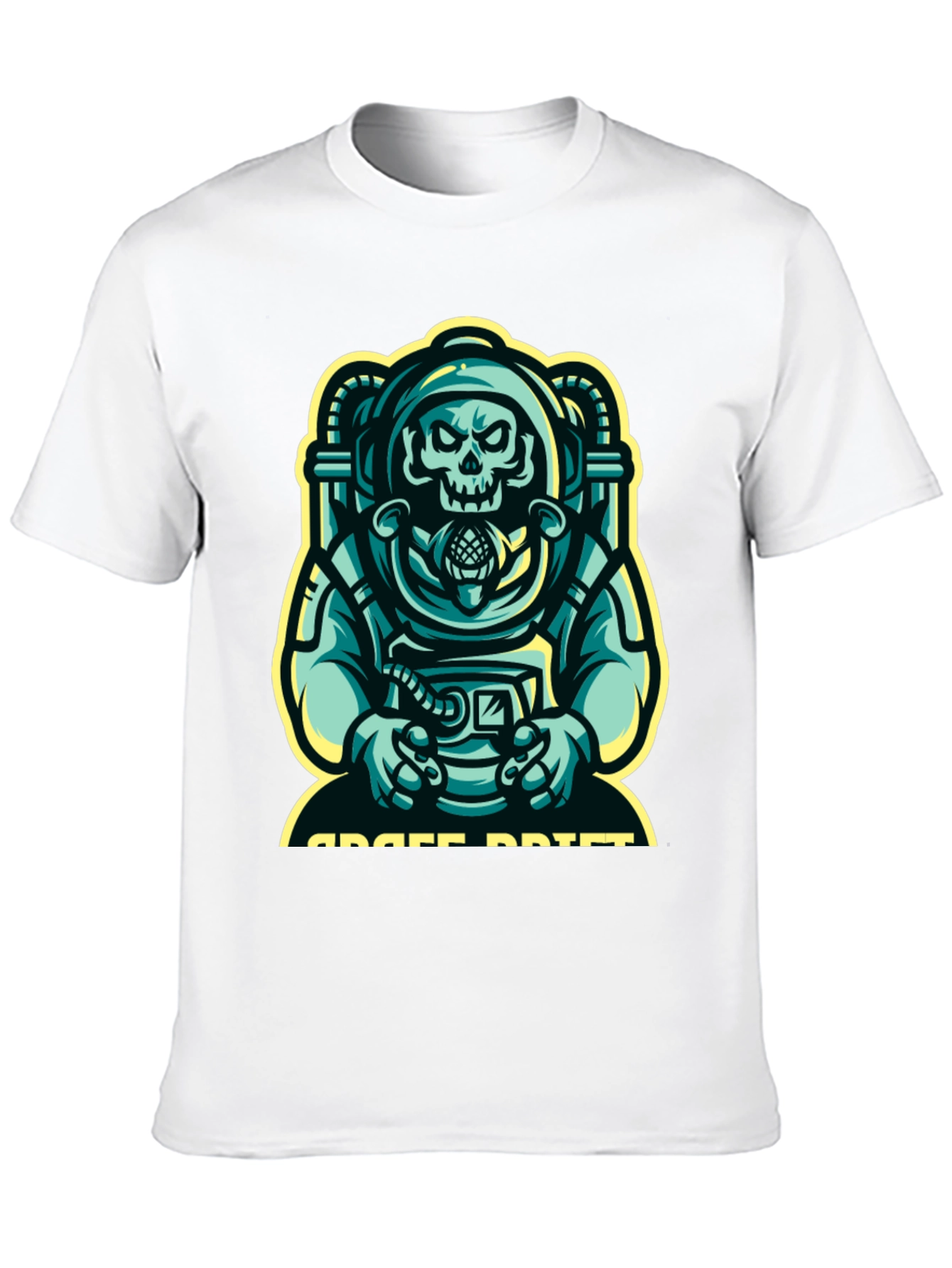 Space Drift Graphic T-Shirt - Black