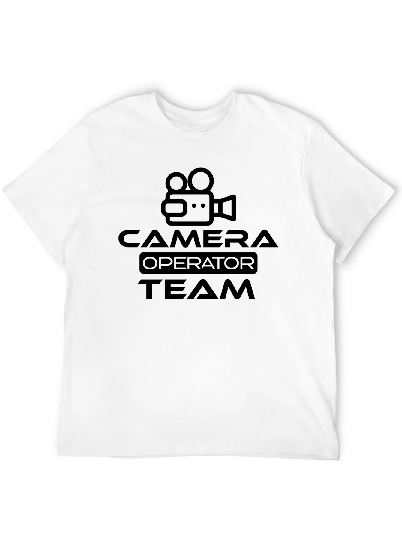 Camera Operator Team Black T-Shirt