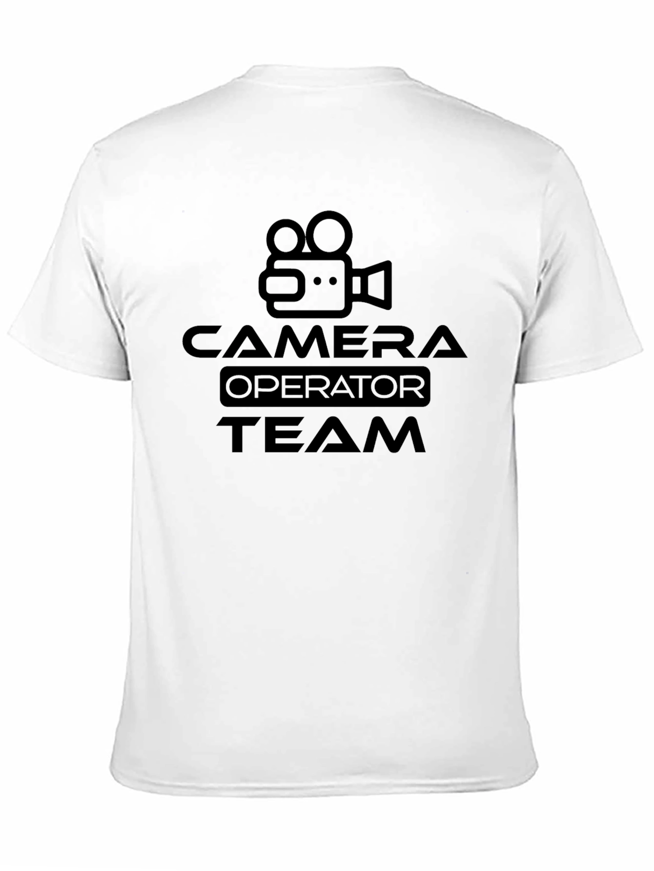 Camera Operator Team Black T-Shirt