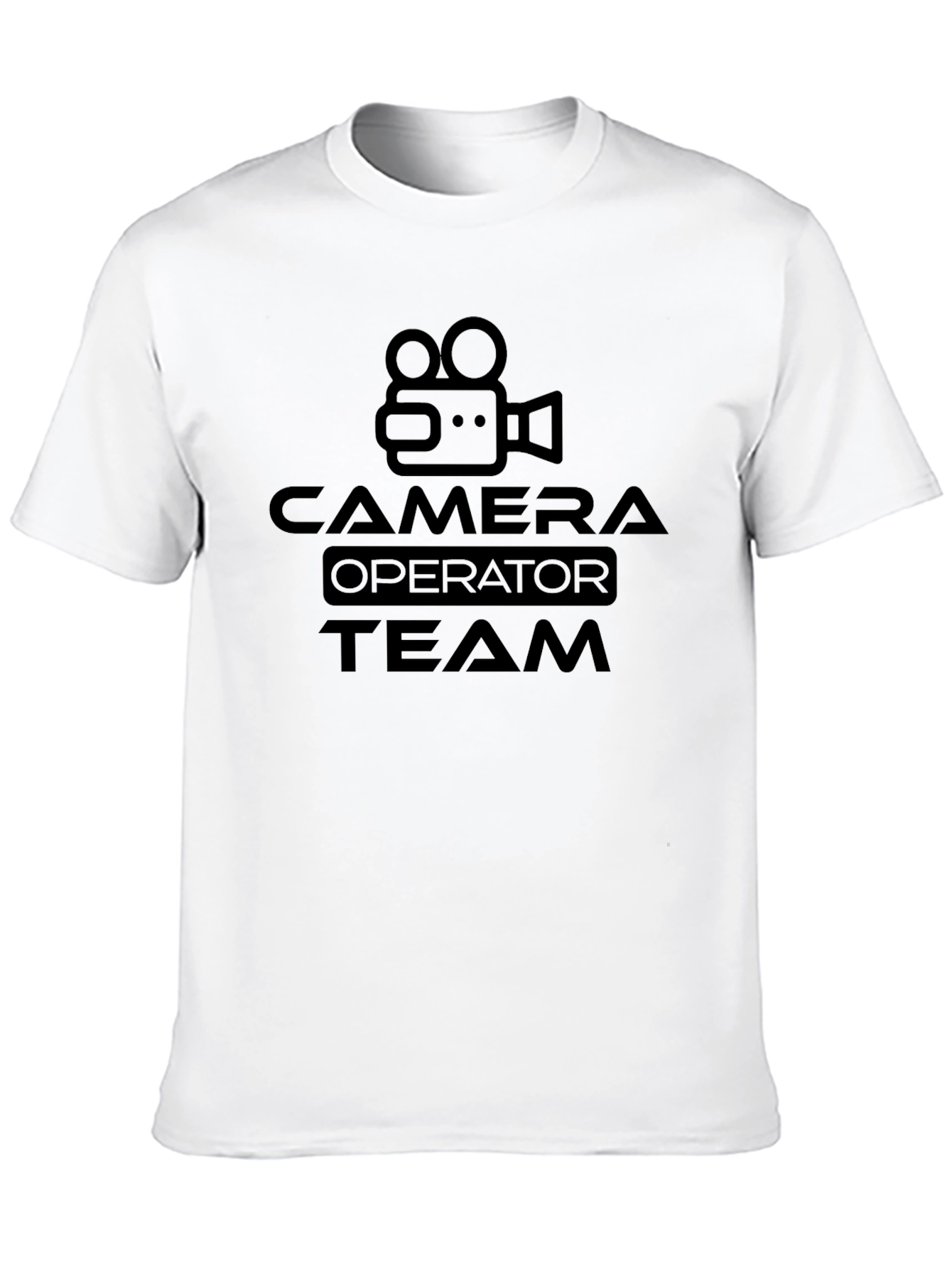 Camera Operator Team Black T-Shirt