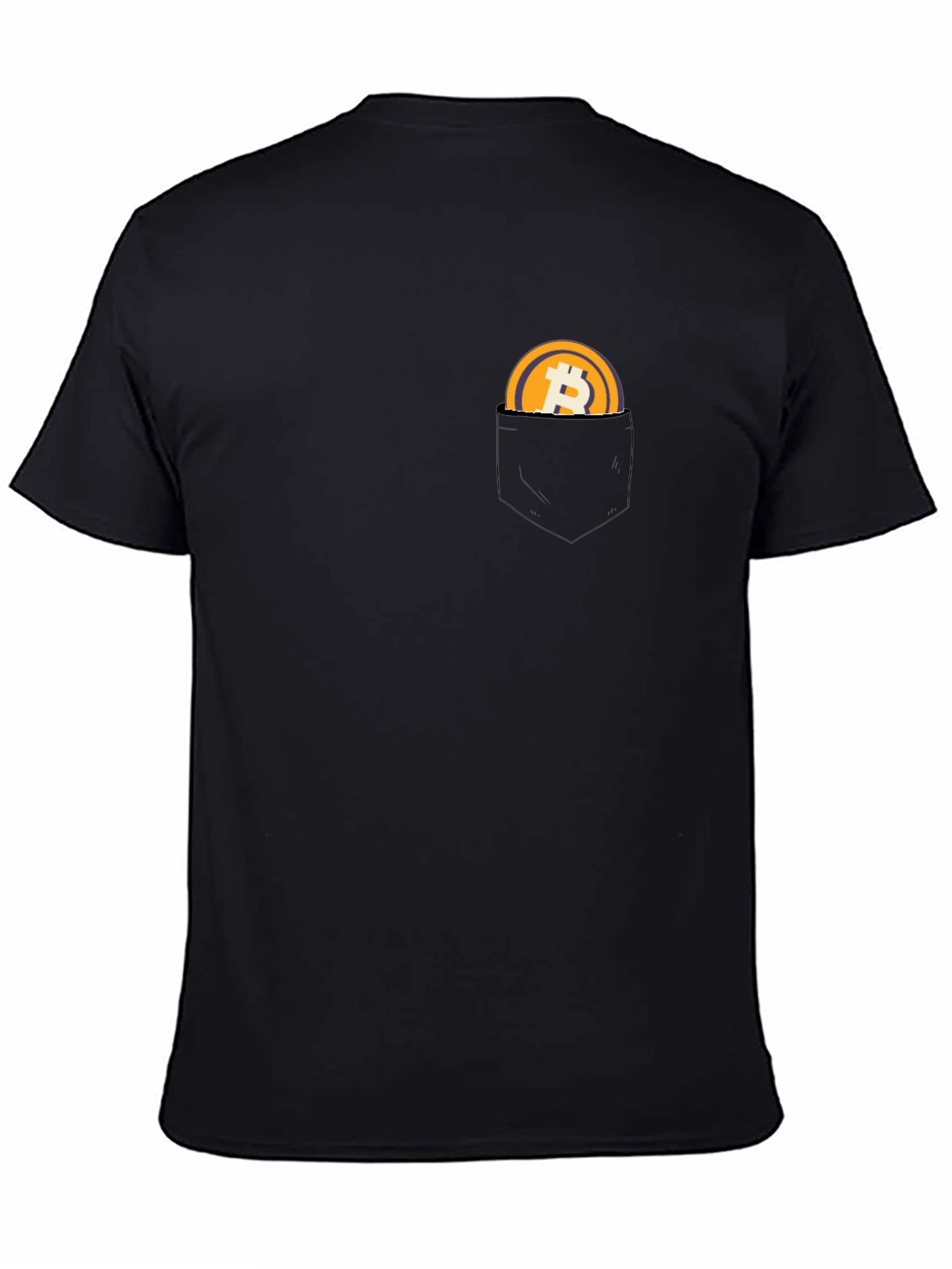 Bitcoin Pocket T-Shirt - Crypto Currency Tee