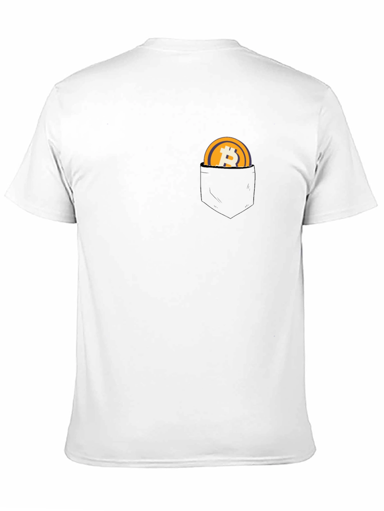 Bitcoin Pocket T-Shirt - Crypto Currency Tee