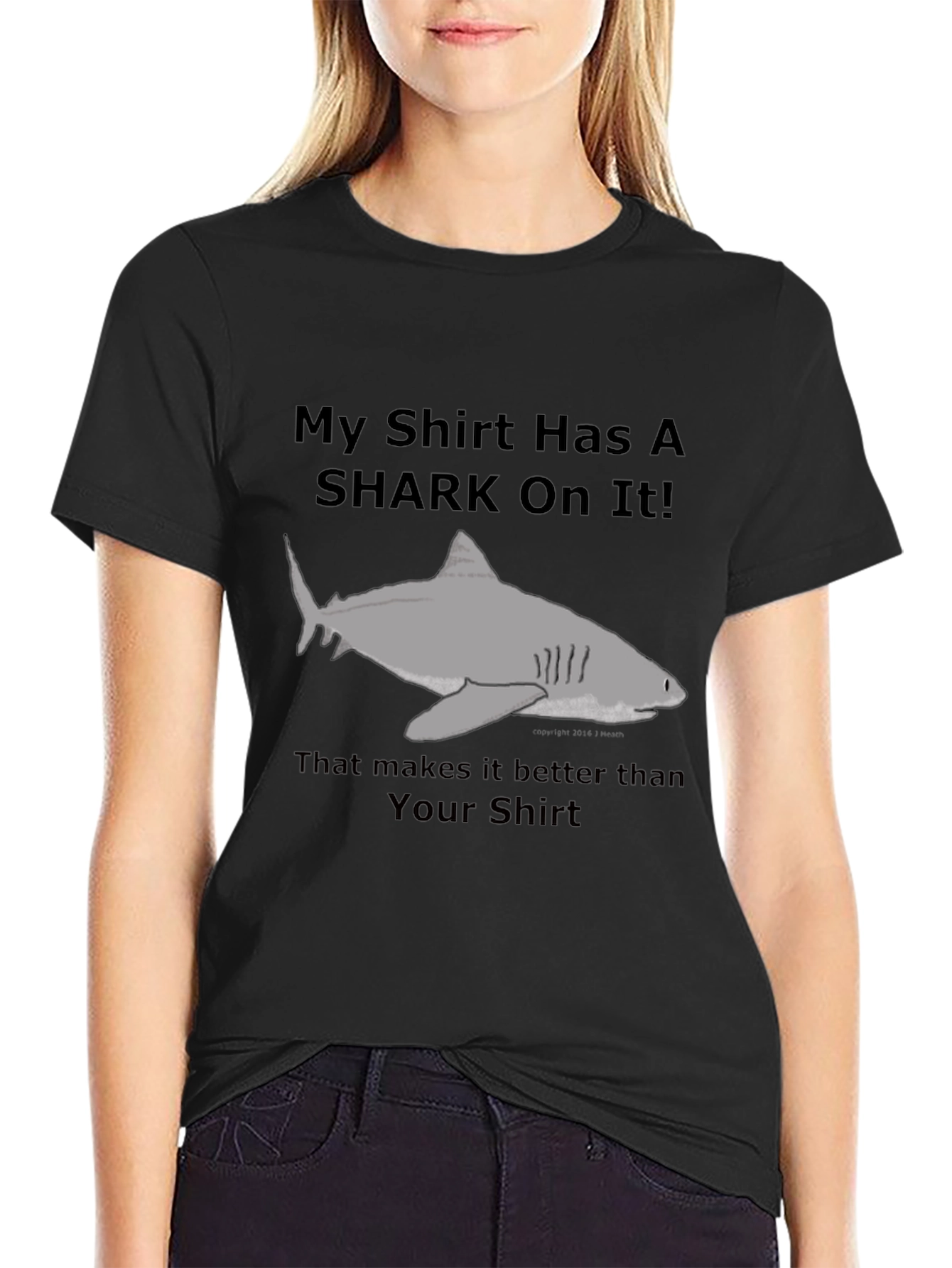 Shark T-Shirt - Funny Graphic Tee