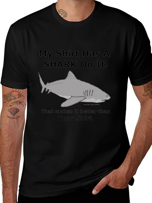 Shark T-Shirt - Funny Graphic Tee
