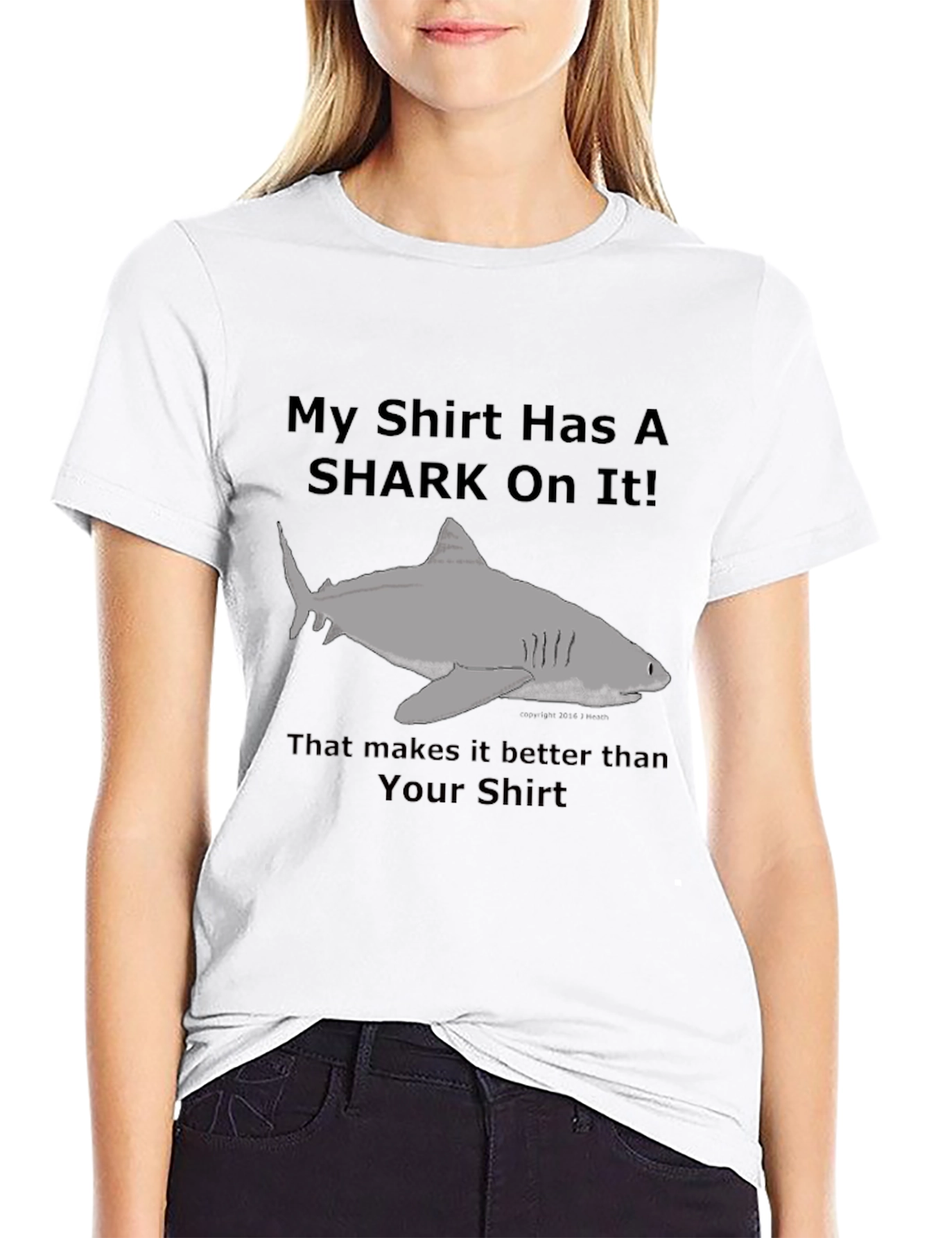 Shark T-Shirt - Funny Graphic Tee
