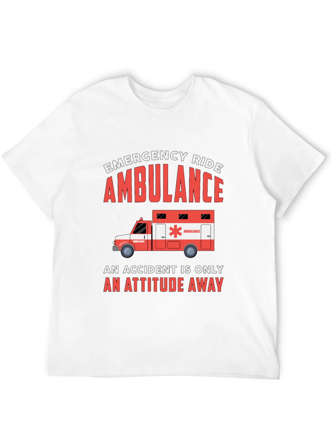 Emergency Ride Ambulance Graphic Tee