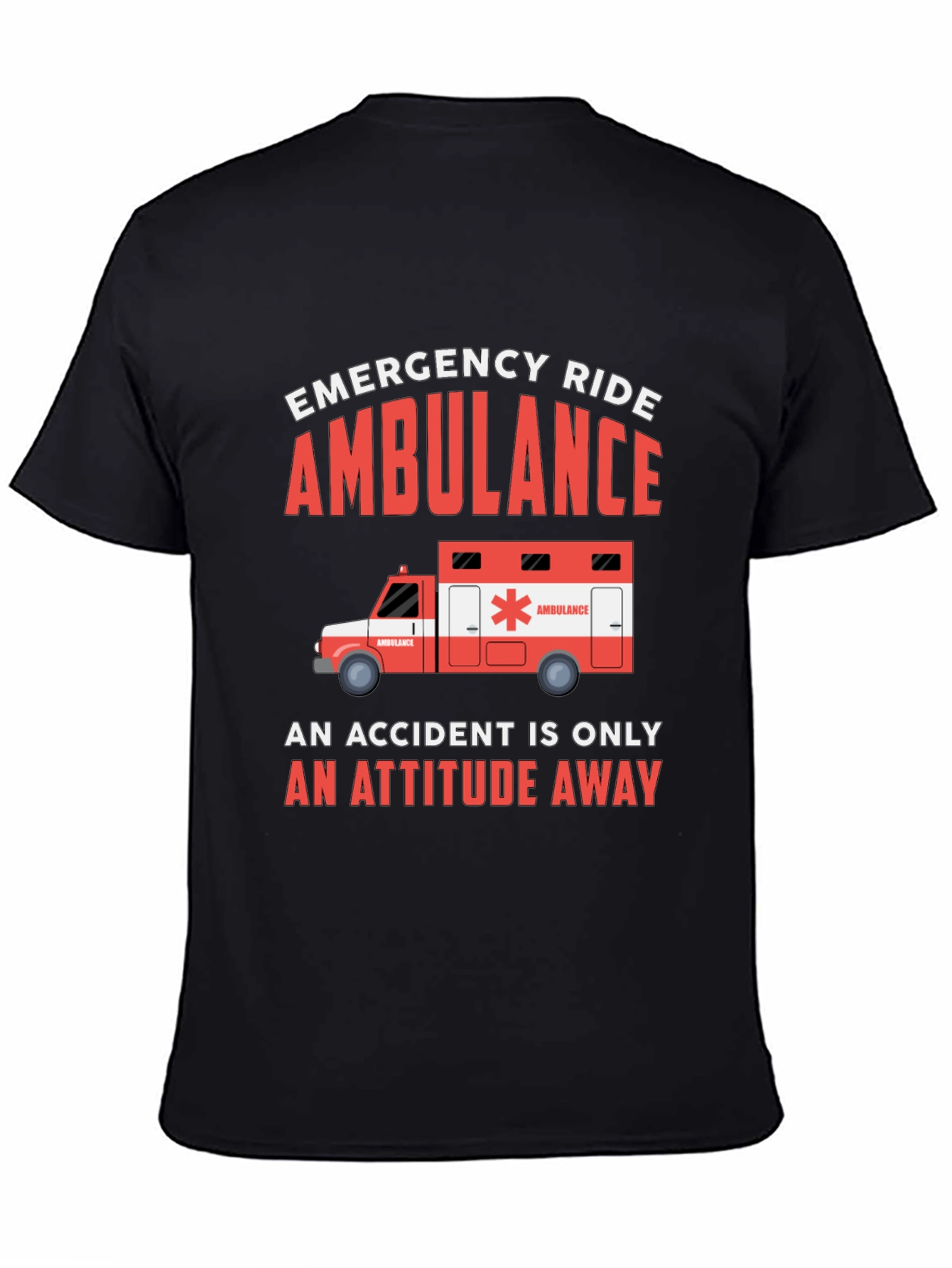 Emergency Ride Ambulance Graphic Tee