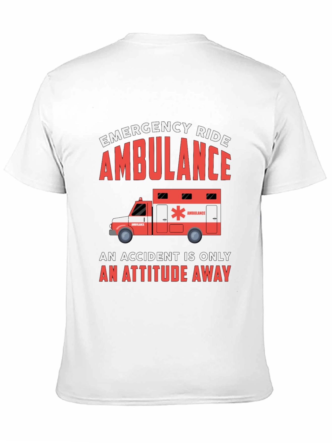 Emergency Ride Ambulance Graphic Tee