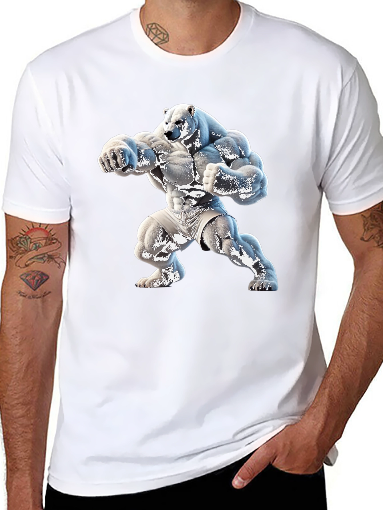 Muscle Bear Black T-Shirt: Unleash Your Inner Beast!