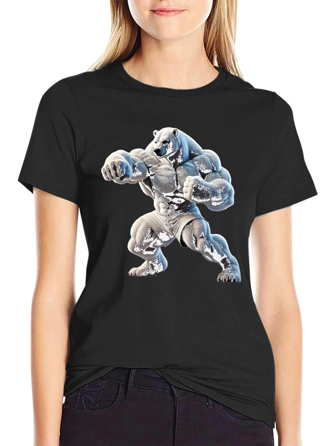 Muscle Bear Black T-Shirt: Unleash Your Inner Beast!