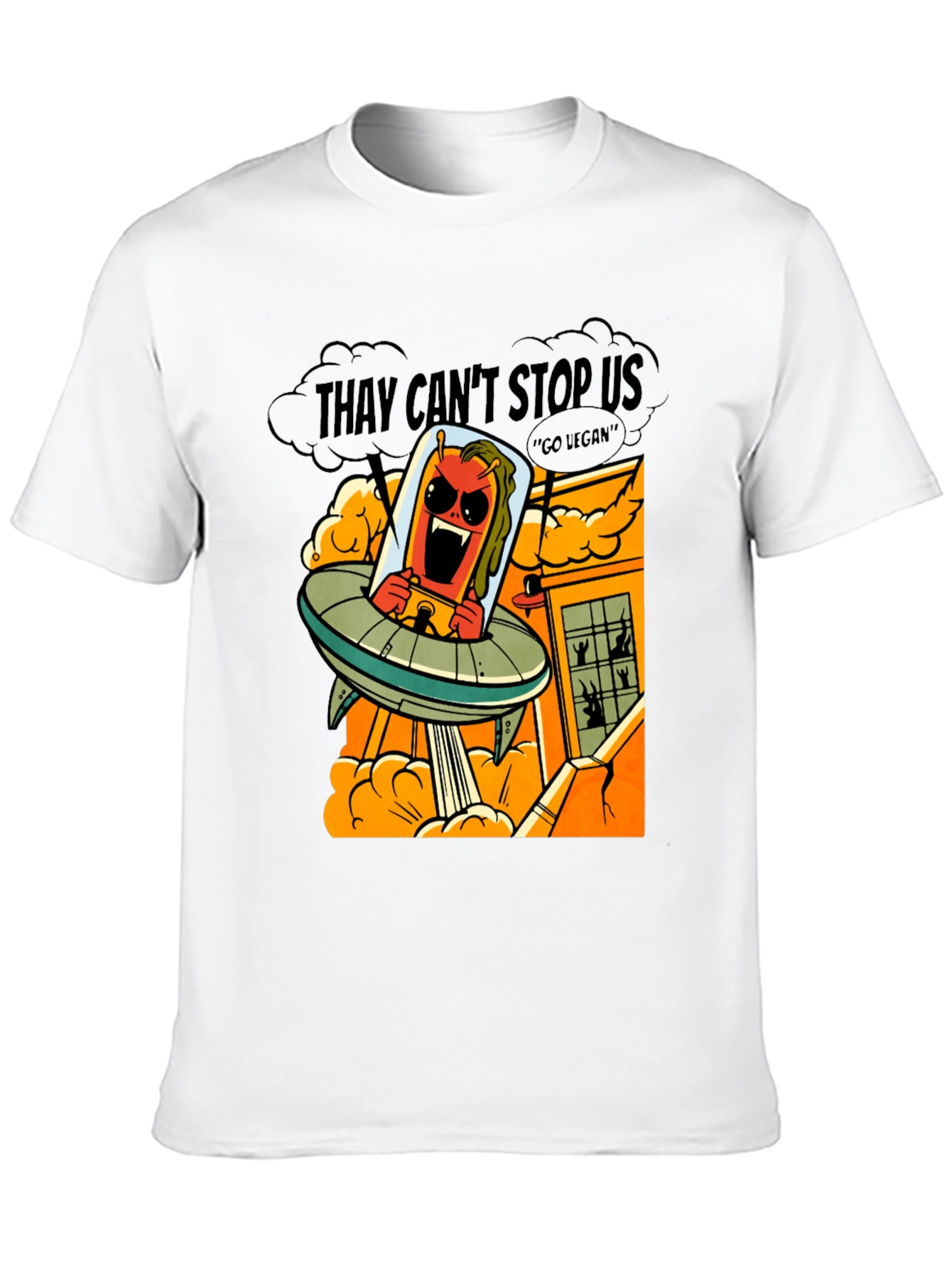 Alien Invasion T-Shirt - They Cant Stop Us