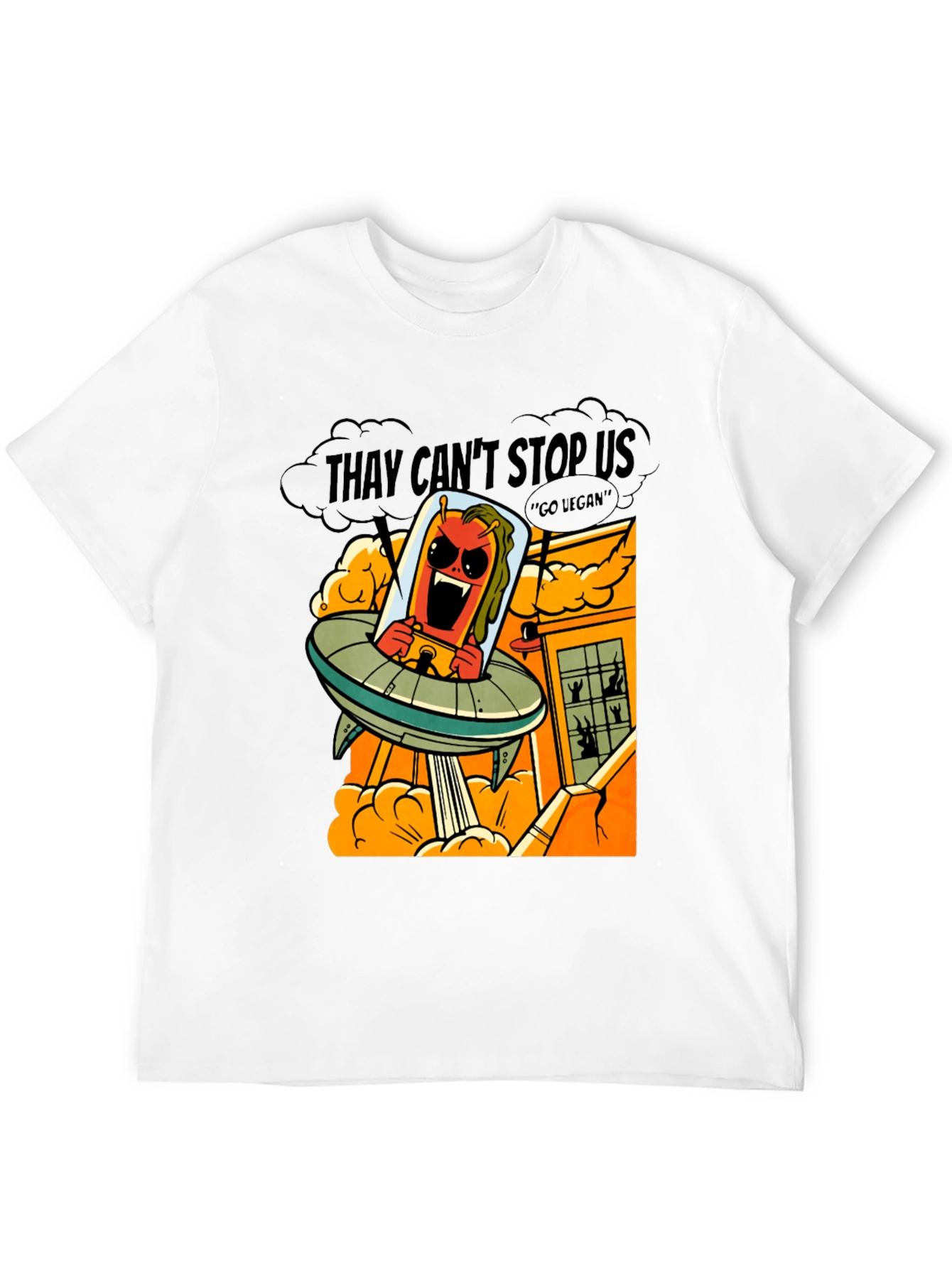 Alien Invasion T-Shirt - They Cant Stop Us