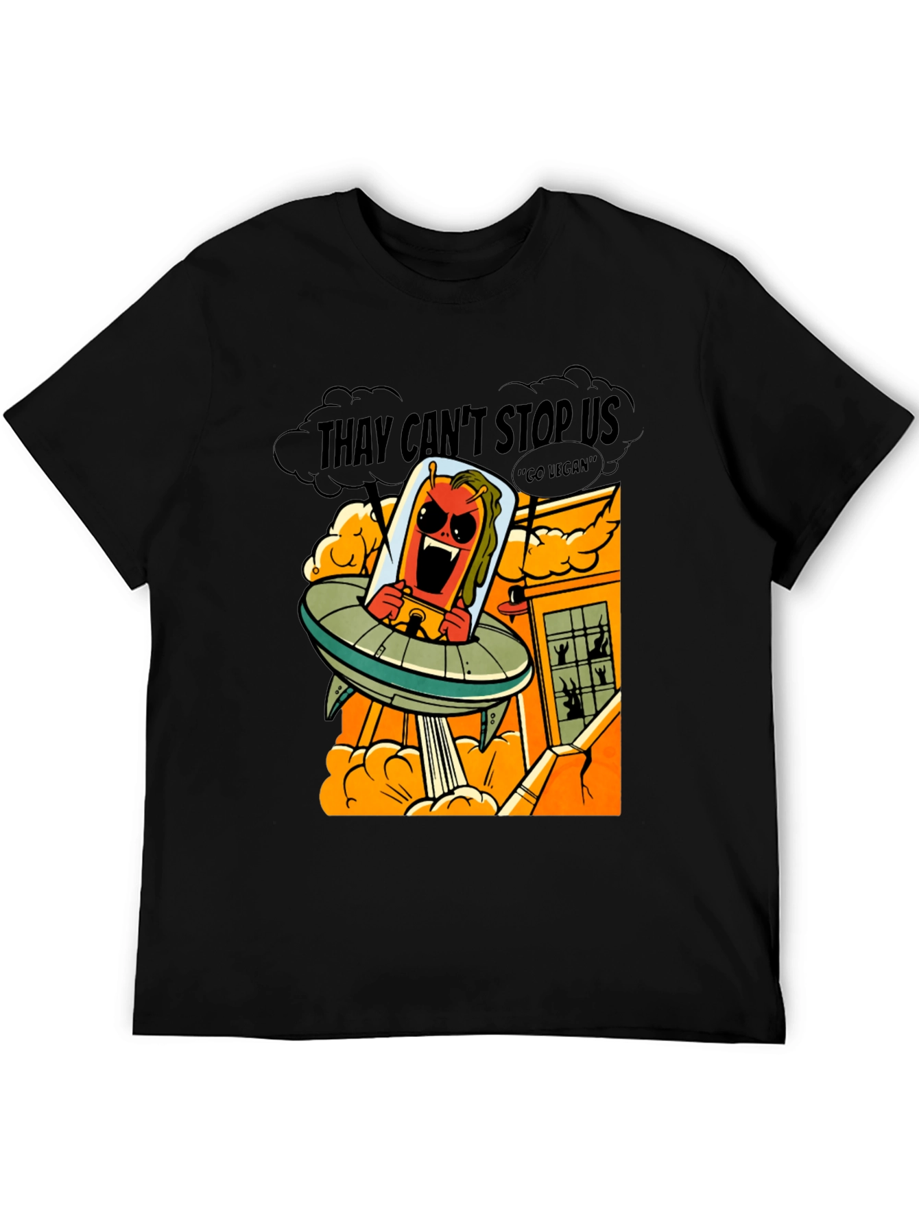 Alien Invasion T-Shirt - They Cant Stop Us