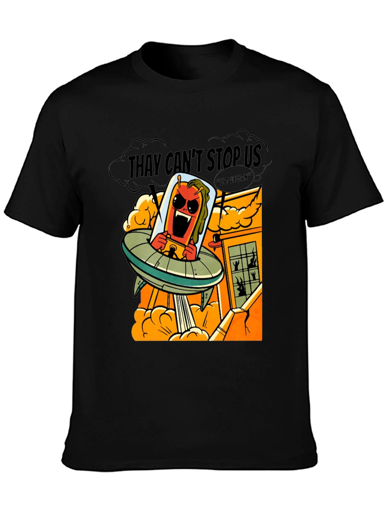 Alien Invasion T-Shirt - They Cant Stop Us