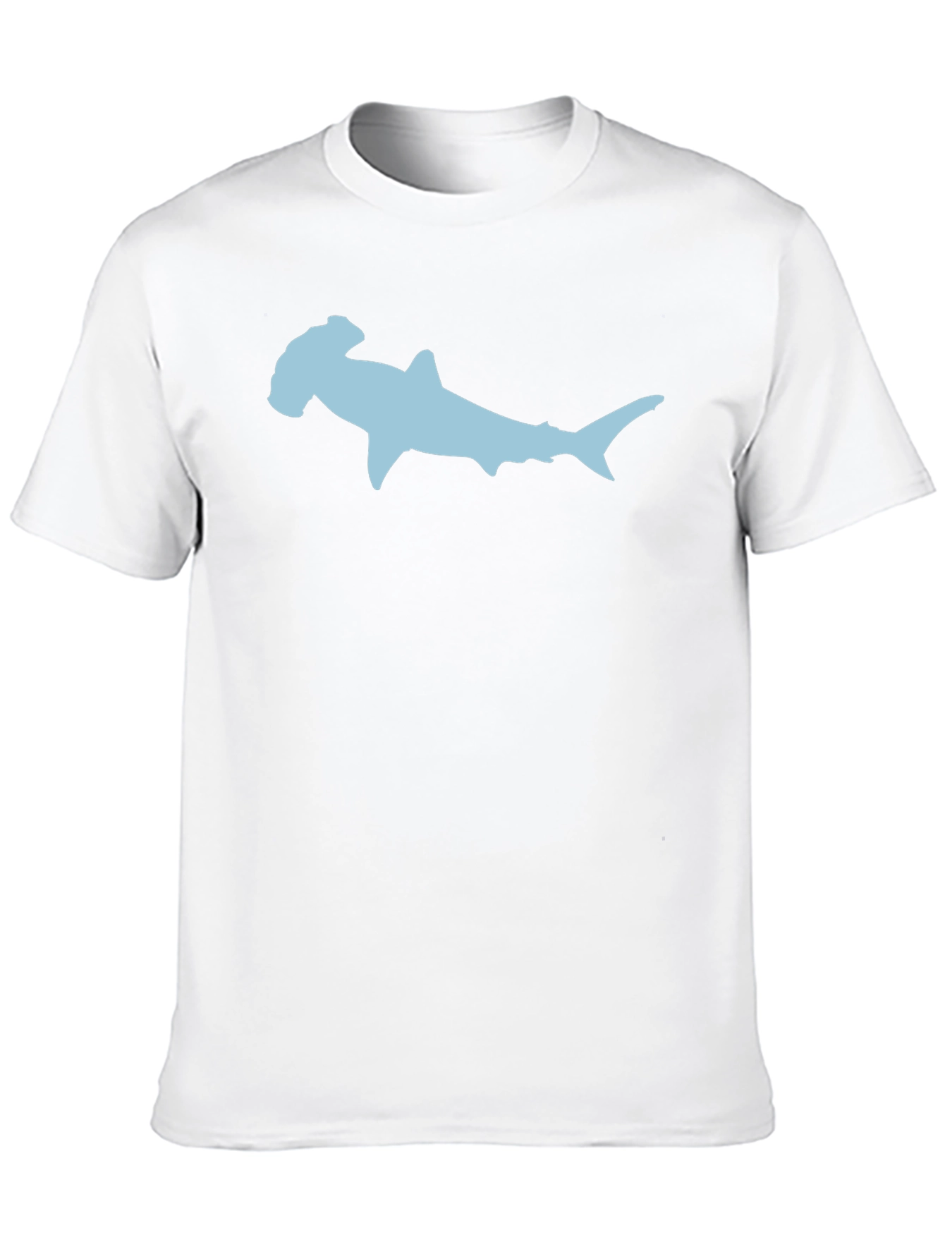 Hammerhead Shark Graphic Tee - Black Cotton T-Shirt